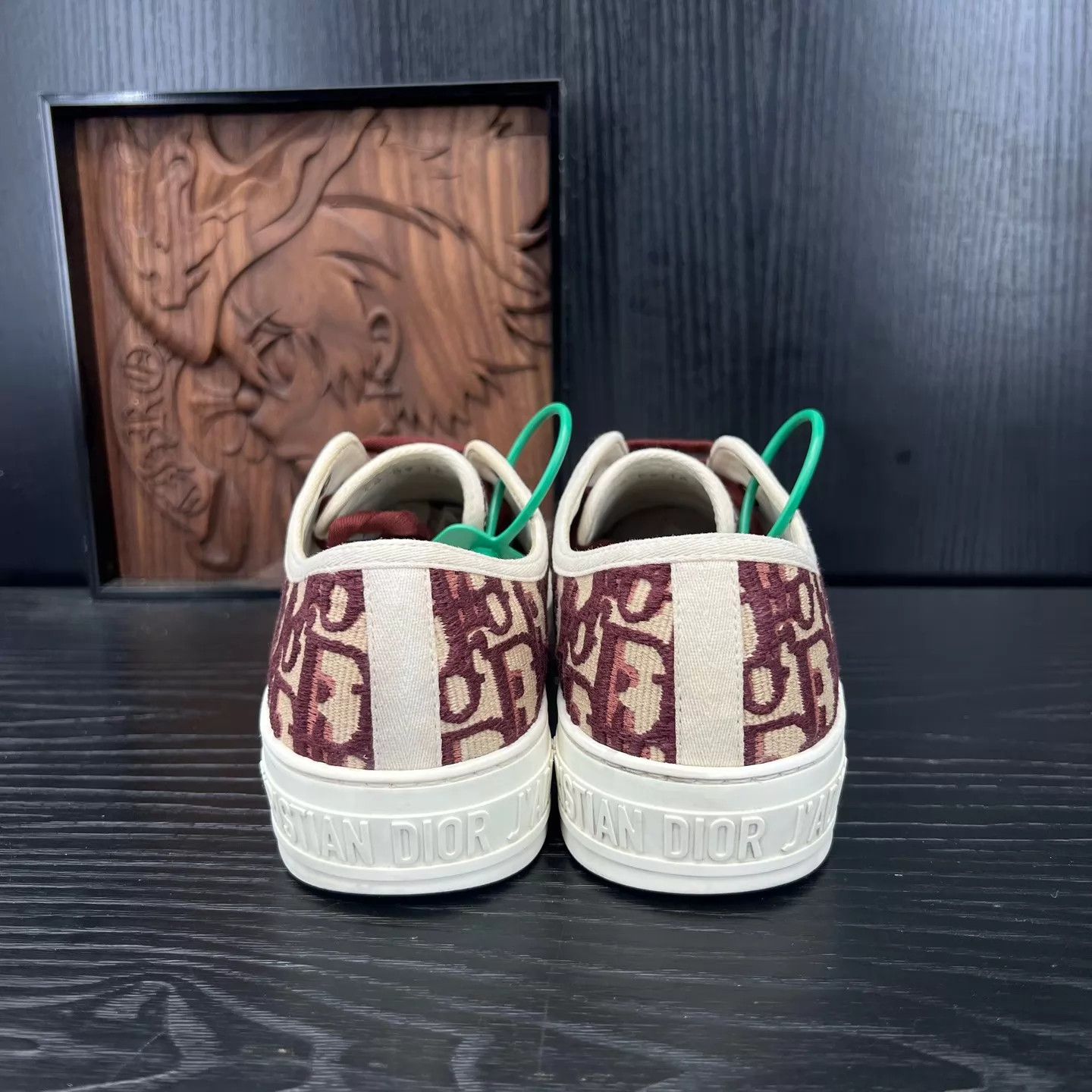 Dior Dior Walk Wine Red Allover 37.5 Mint With Box Size US 7 / IT 37 - 5 Thumbnail
