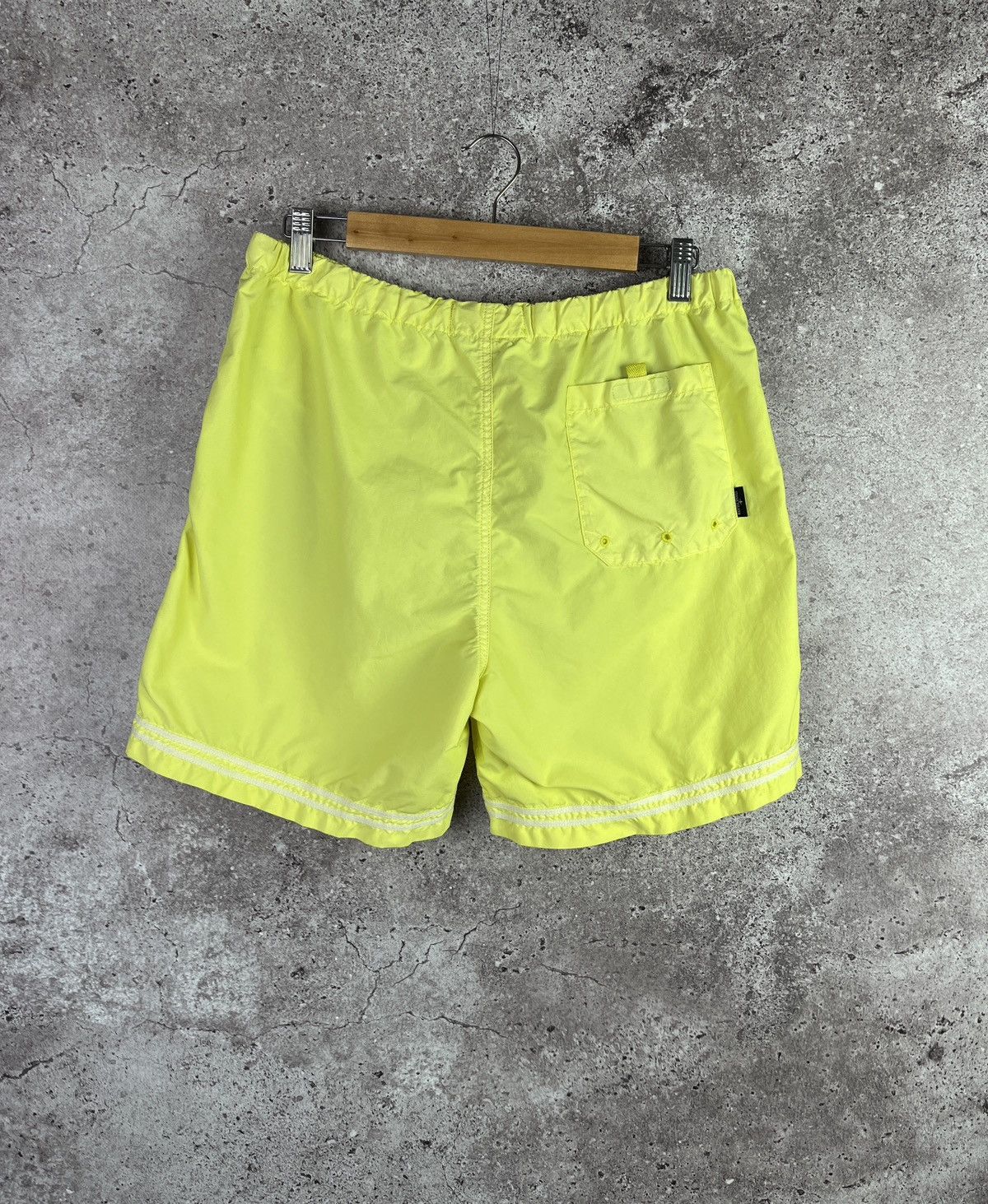 Stone Island Stone Island Nylon Swim Shorts – Neon Yellow (Size M) Size US 32 / EU 48 - 4 Thumbnail