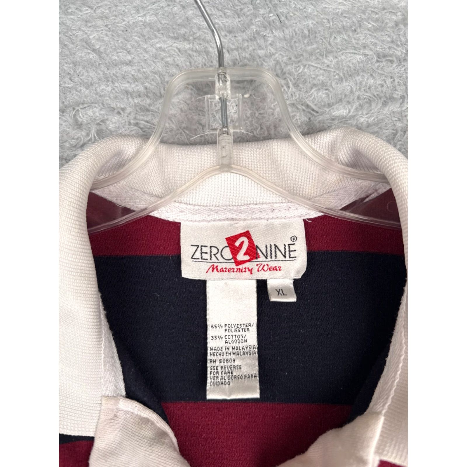 Vintage VINTAGE Zero2Nine Polo Shirt Womens XL Red Size XL / US 12-14 / IT 48-50 - 6 Thumbnail