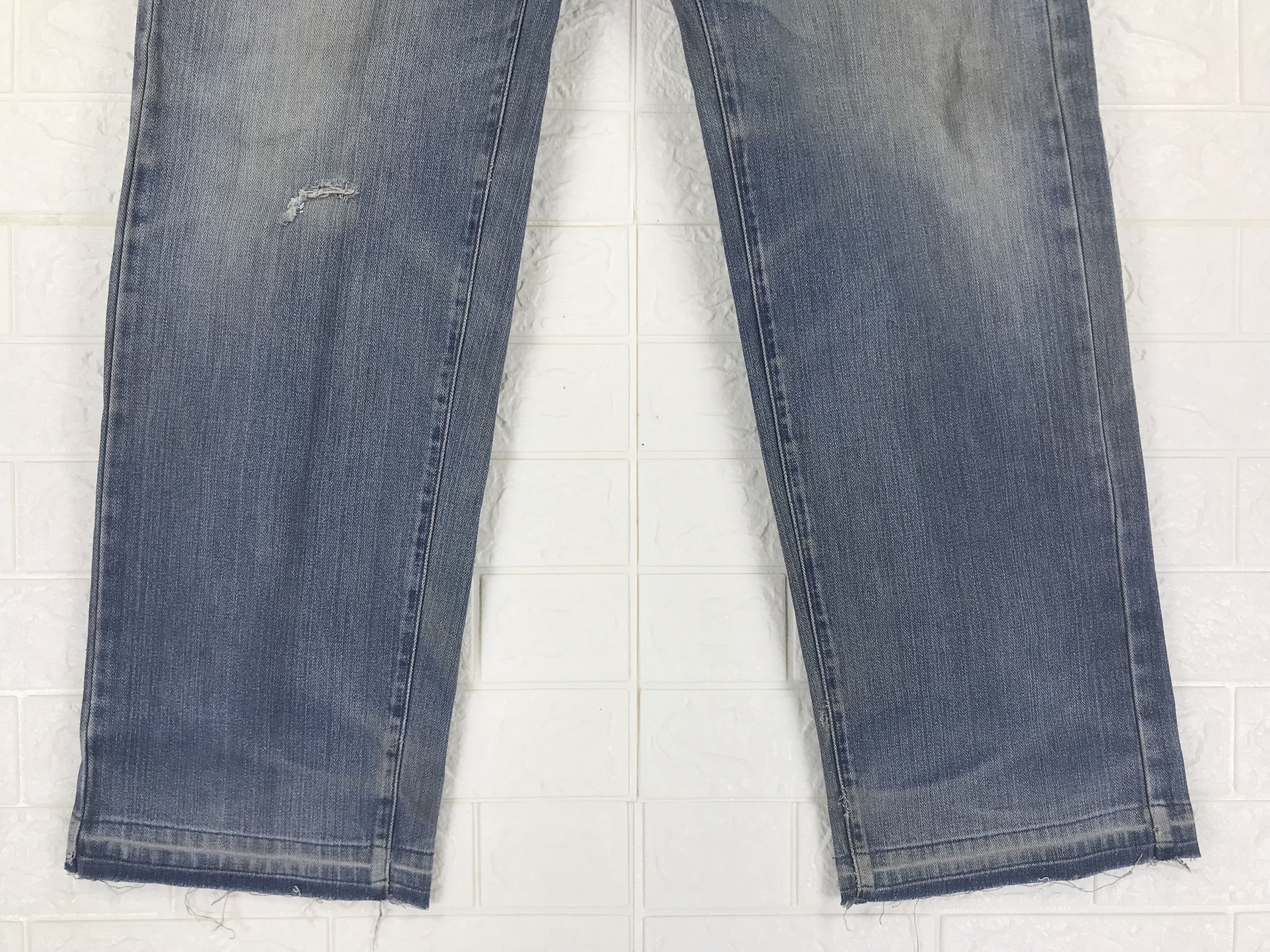 Big John Vintage Big John Faded Blue Jeans Distressed Denim Size US 32 / EU 48 - 4 Thumbnail