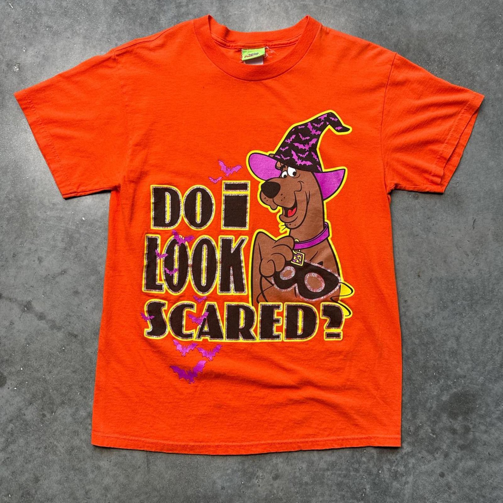 Other Scooby-Doo Cartoon Network Y2k "Do I Look Scared?" T-Shirt Size US XL / EU 56 / 4 - 1 Thumbnail