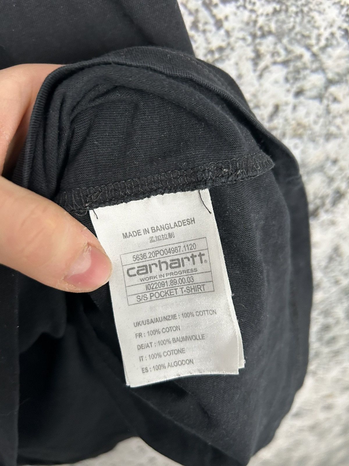 Carhartt Wip Carhartt WIP Pocket Tee Streetwear Skate Rap Baggy Retro Size US XL / EU 56 / 4 - 4 Thumbnail