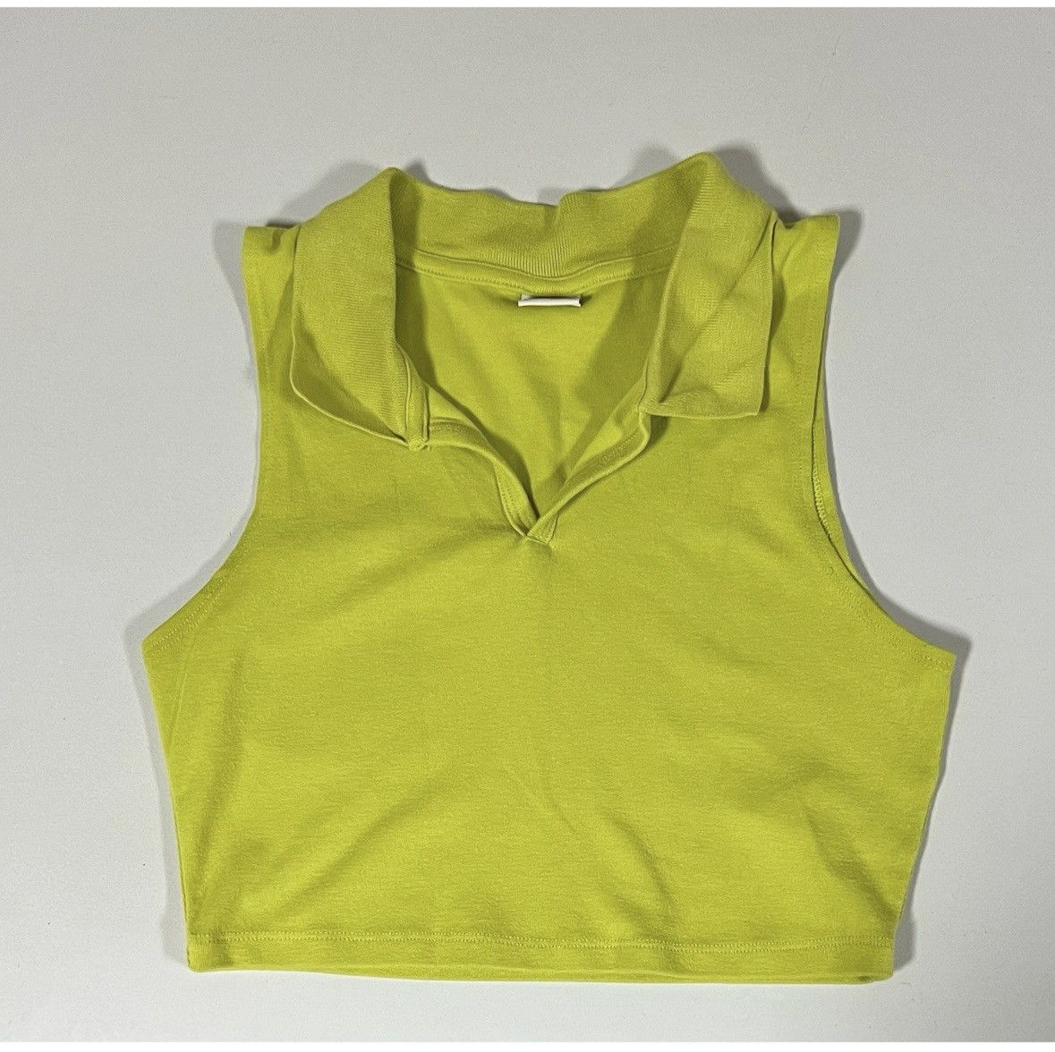 Sunday Works Sunday Best Green V-Neck Collared Top Shirt Blouse Size S 💚✨ Size S / US 4 / IT 40 - 1 Thumbnail