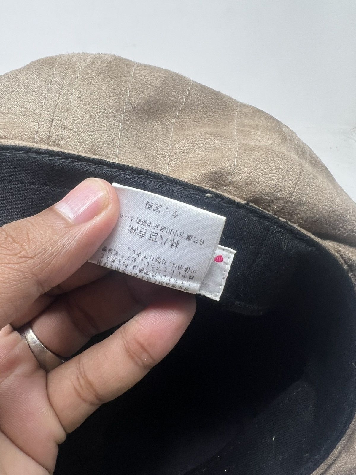 Japanese Brand Beige Suade Okdeals Newsboy Cap Hat Size ONE SIZE - 8 Thumbnail