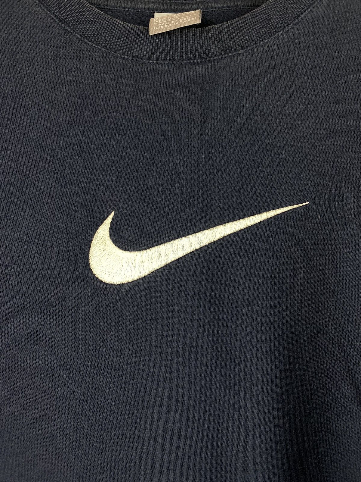 Nike × Vintage Nike vintage Y2K big swoosh sweatshirt fits ladies xl Size XL / US 12-14 / IT 48-50 - 6 Thumbnail