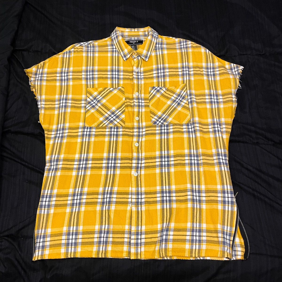 Forever 21 Forever 21 Yellow Flannel Size US M / EU 48-50 / 2 - 1 Thumbnail