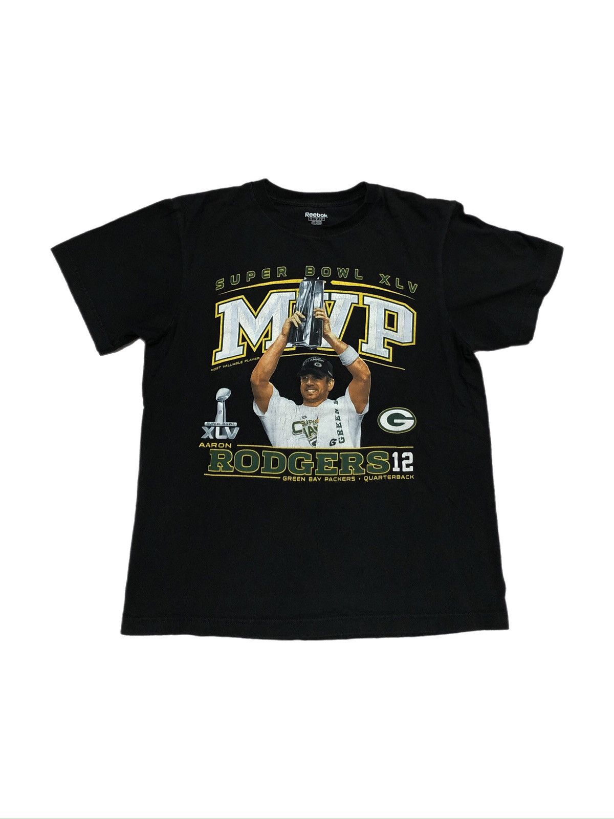 NFL × Reebok 2011 Aaron Rodgers Super Bowl XLV MVP Reebok Tee Size US L / EU 52-54 / 3 - 1 Thumbnail