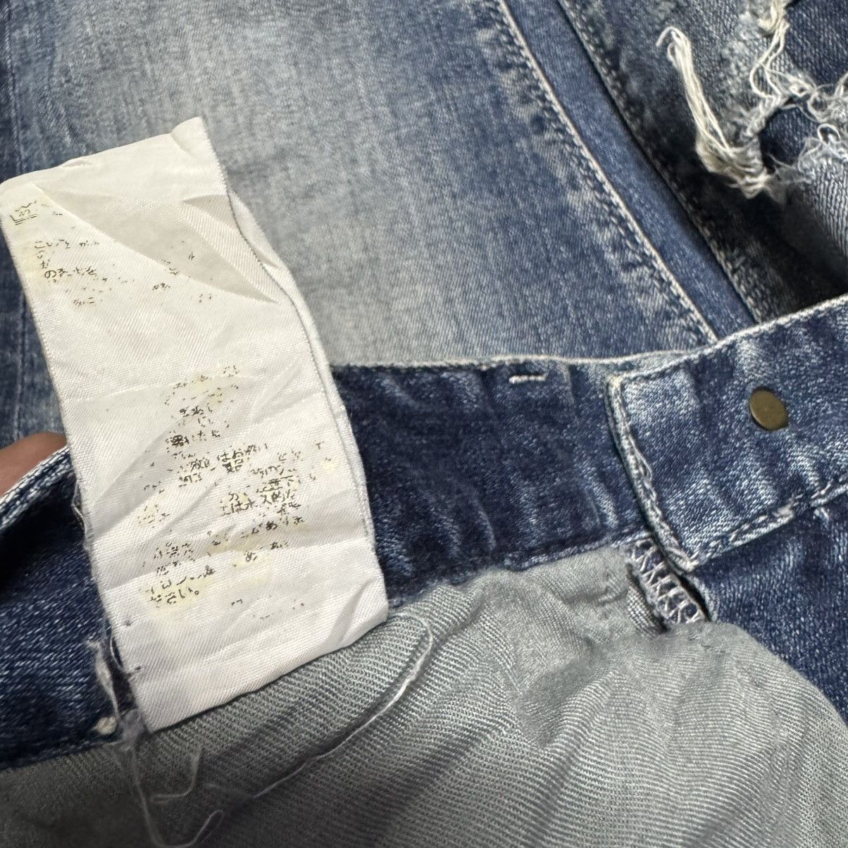 GOSTAR DE FUGA Gostar De Fuga Reconstruct Denim Skinny Jeans Size US 33 - 19 Thumbnail
