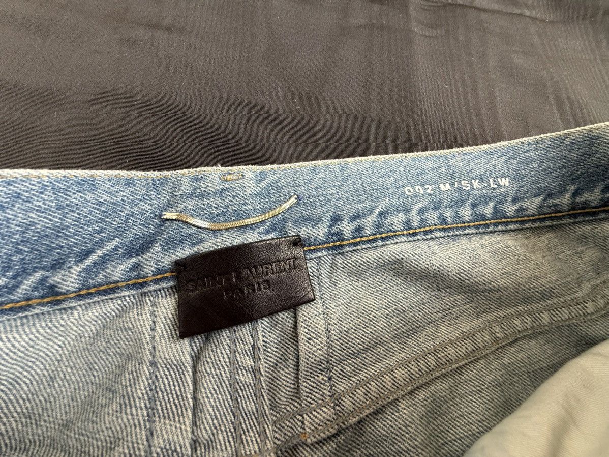 Saint Laurent Paris SS16 Saint Laurent knee rip trash jeans Hedi 29 D02 skinny Size US 29 - 23 Thumbnail