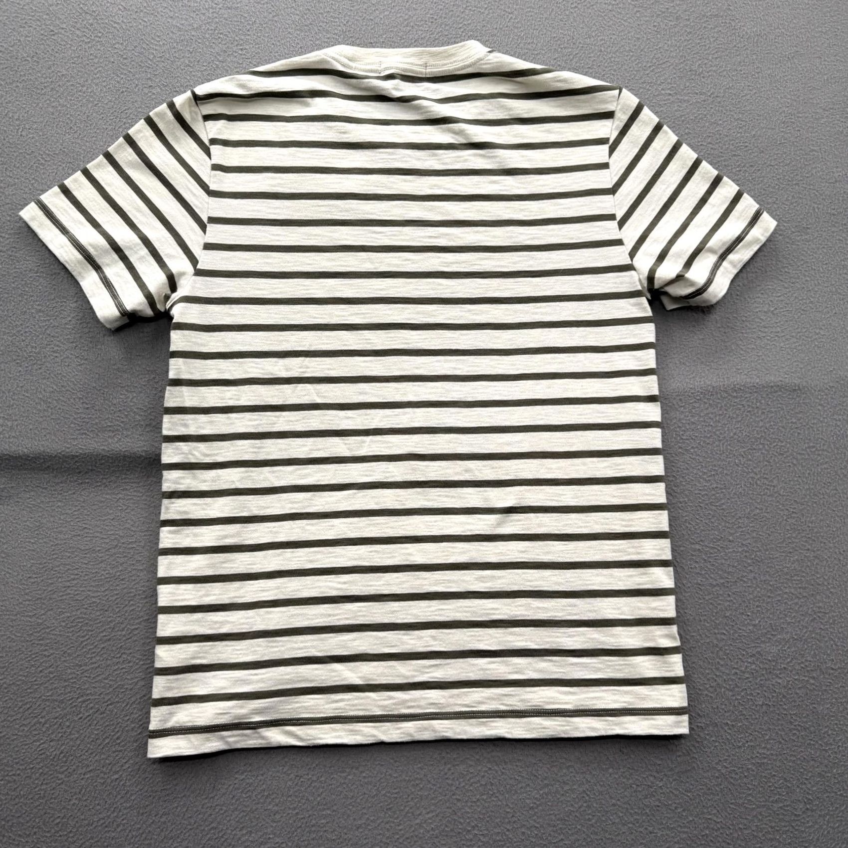 True Religion True Religion Shirt Mens M White Striped Logo Box Crewneck T-Shirt Tee Size US M / EU 48-50 / 2 - 2 Thumbnail