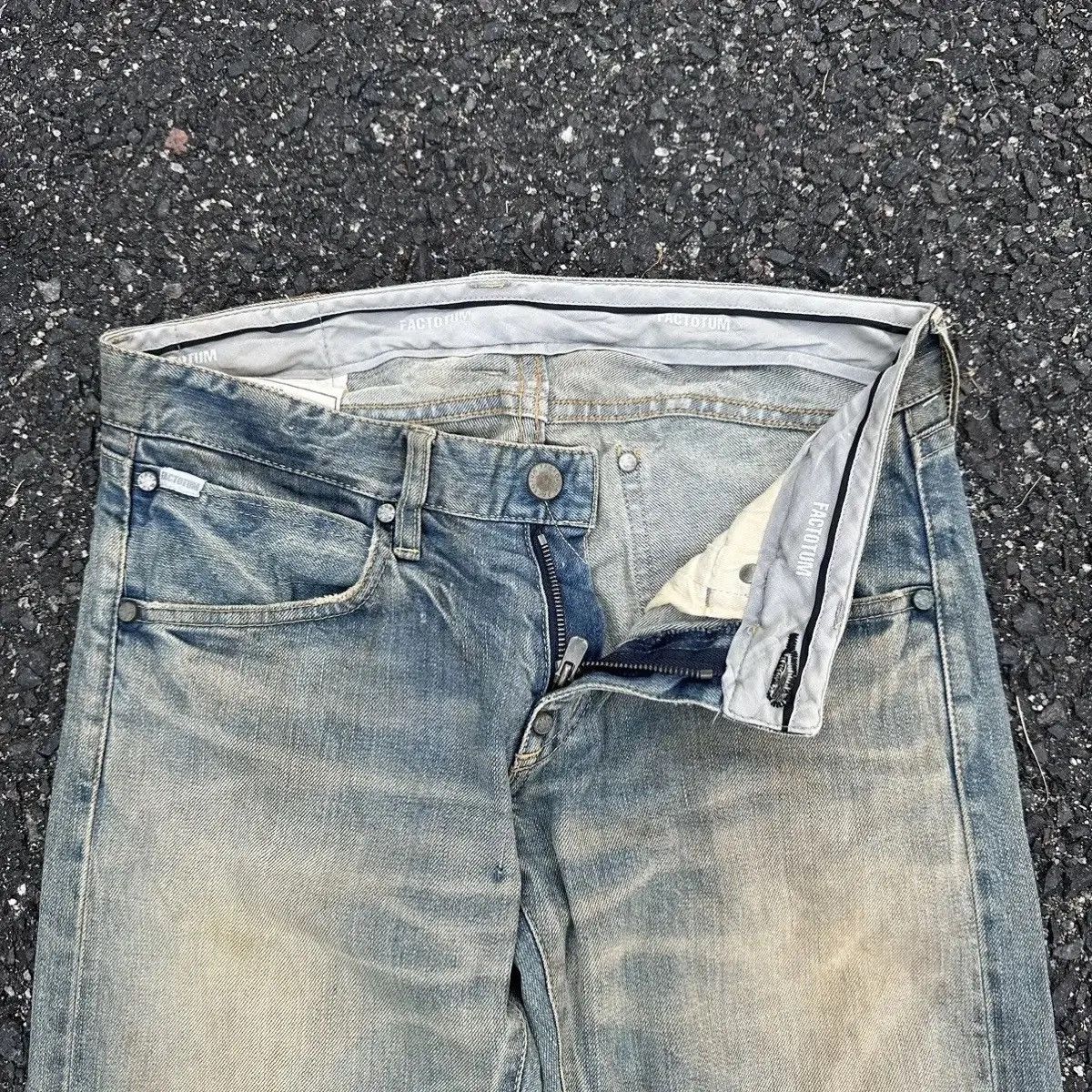 FACTOTUM 💥STEALS💥FACTOTUM JEANS REDLINE HIDDEN RIVET SELVEDGE PANTS Size US 29 - 7 Thumbnail