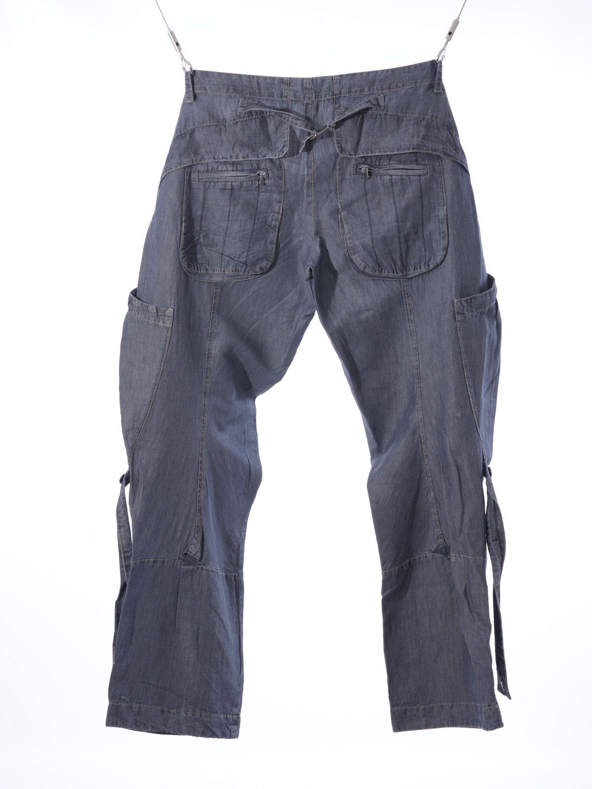 Transit Transit PAR SUCH cotton linen-trim casual trousers Cargo 4 Size US 34 / EU 50 - 2 Thumbnail