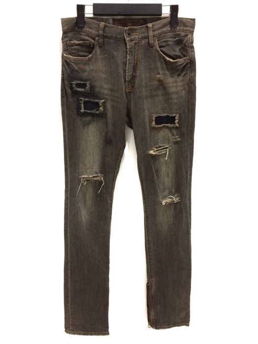 GOA Japanese Brand GOA Distressed Rock Style Denim Pant Size US 30 / EU 46 - 1 Thumbnail