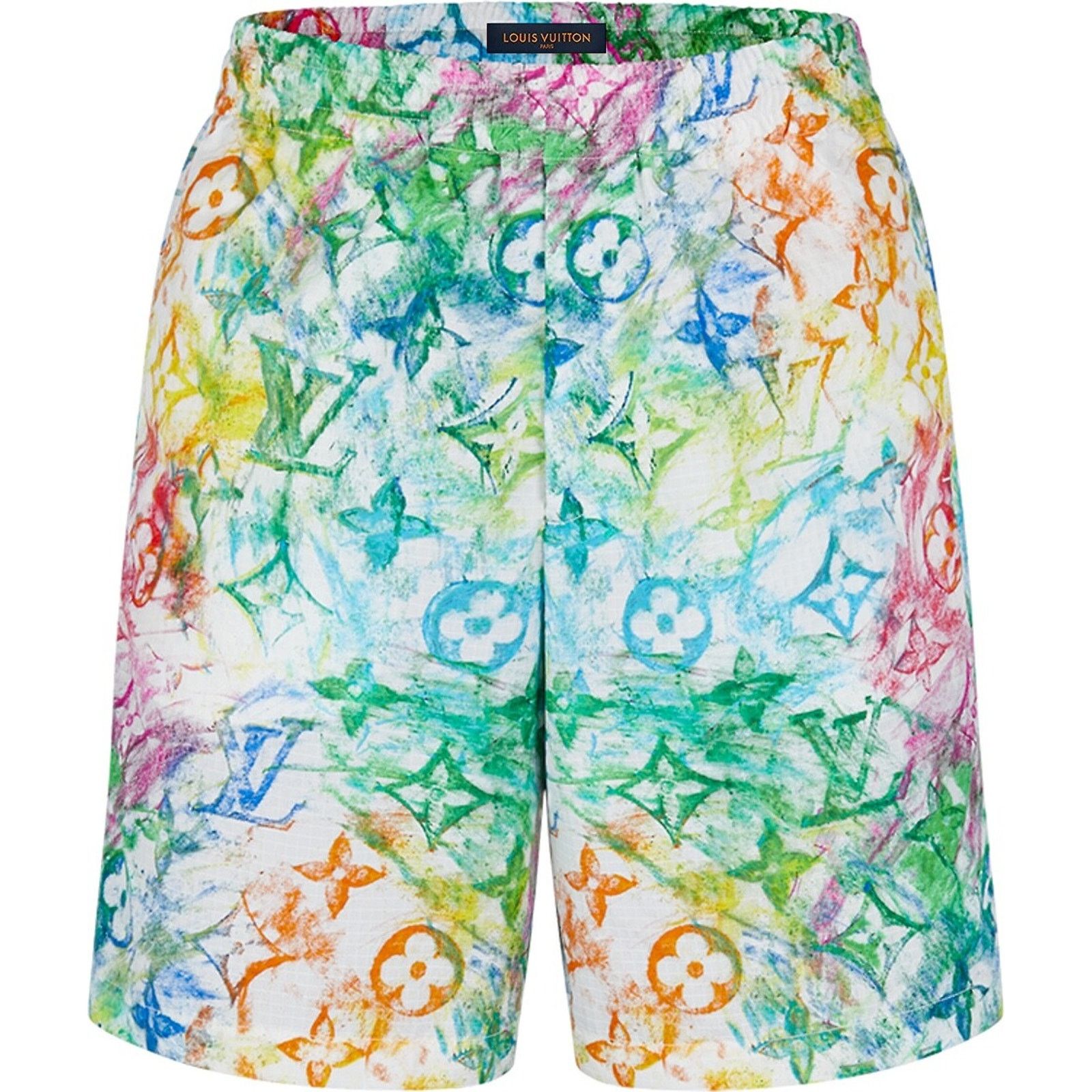Louis Vuitton LV Pastel Monogram Logo Multicolor Watercolor