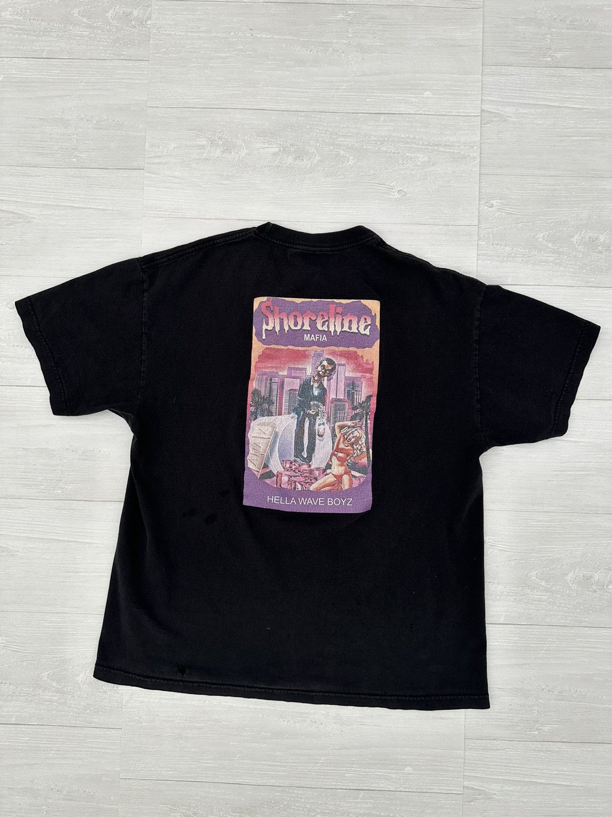 RARE Shoreline Mafia Goosebumps Parody Merch Tee Black