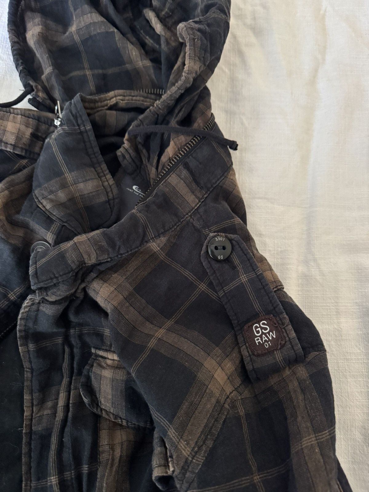 G-Star G Star Raw Plaid Utility Jacket Size US L / EU 52-54 / 3 - 4 Thumbnail