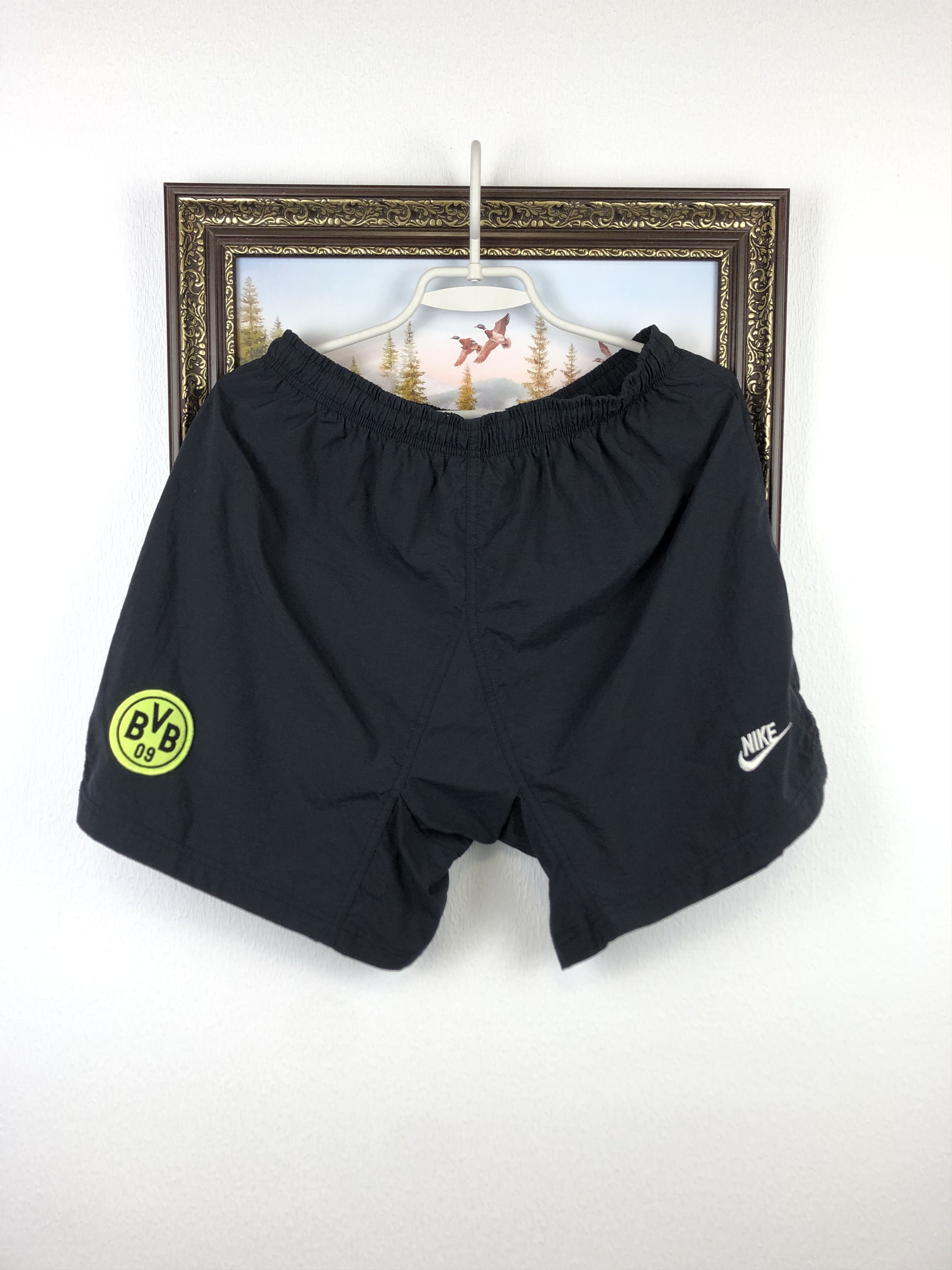 Vintage 90's Nike Borussia Dortmund Football Shorts Soccer