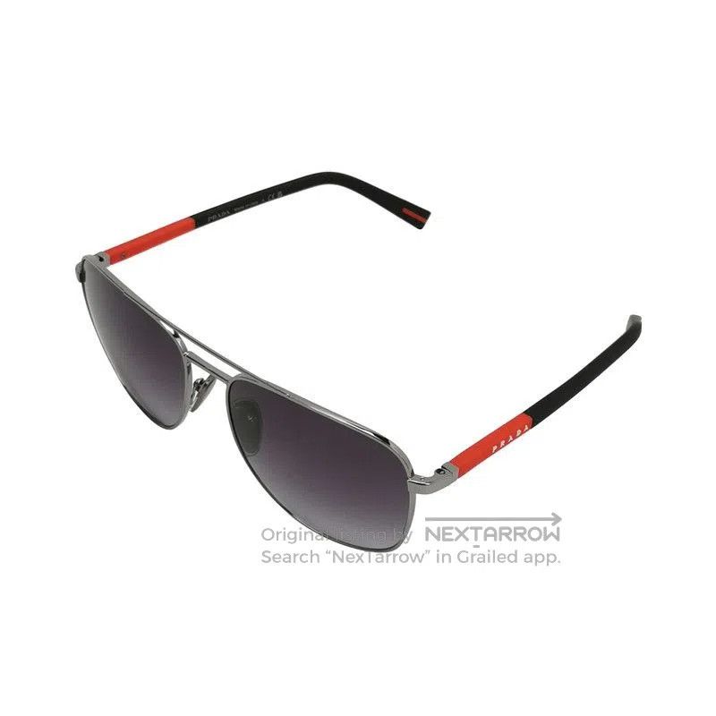 Prada Prada Logo Frame Sunglasses with Side Branding. Size ONE SIZE - 1 Thumbnail