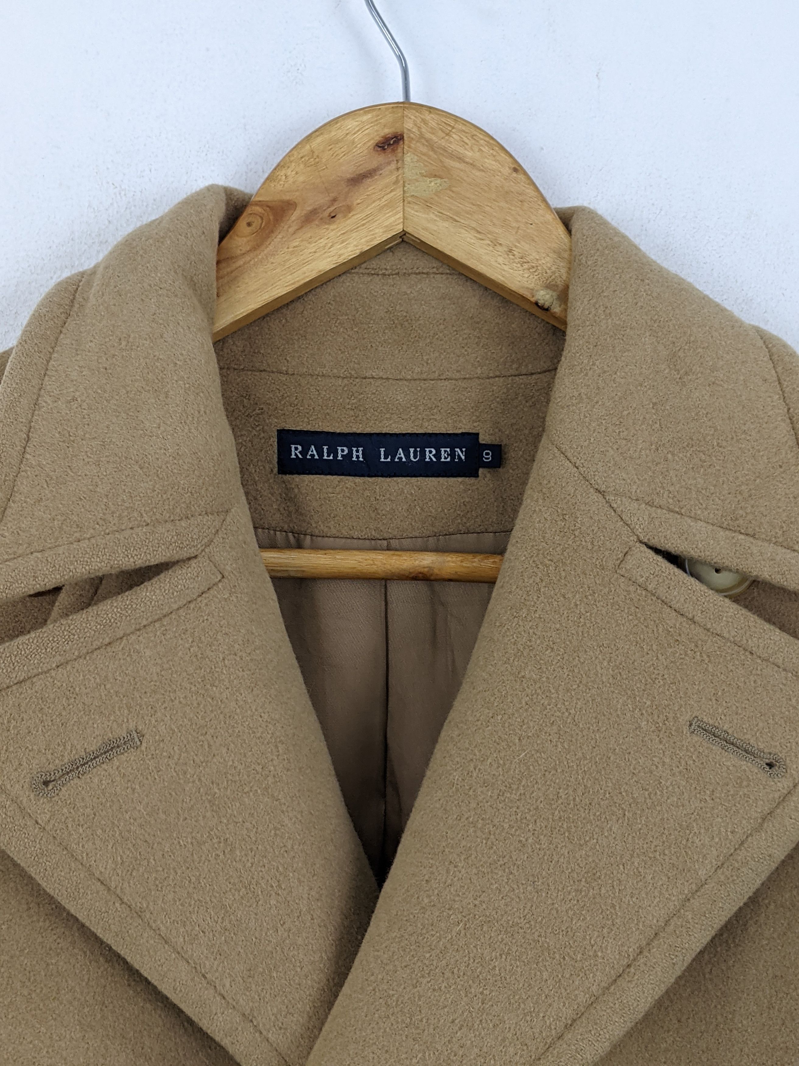 Designer × Ralph Lauren Vintage Ralph Lauren Double Breasted Wool Jacket Size US S / EU 44-46 / 1 - 6 Thumbnail