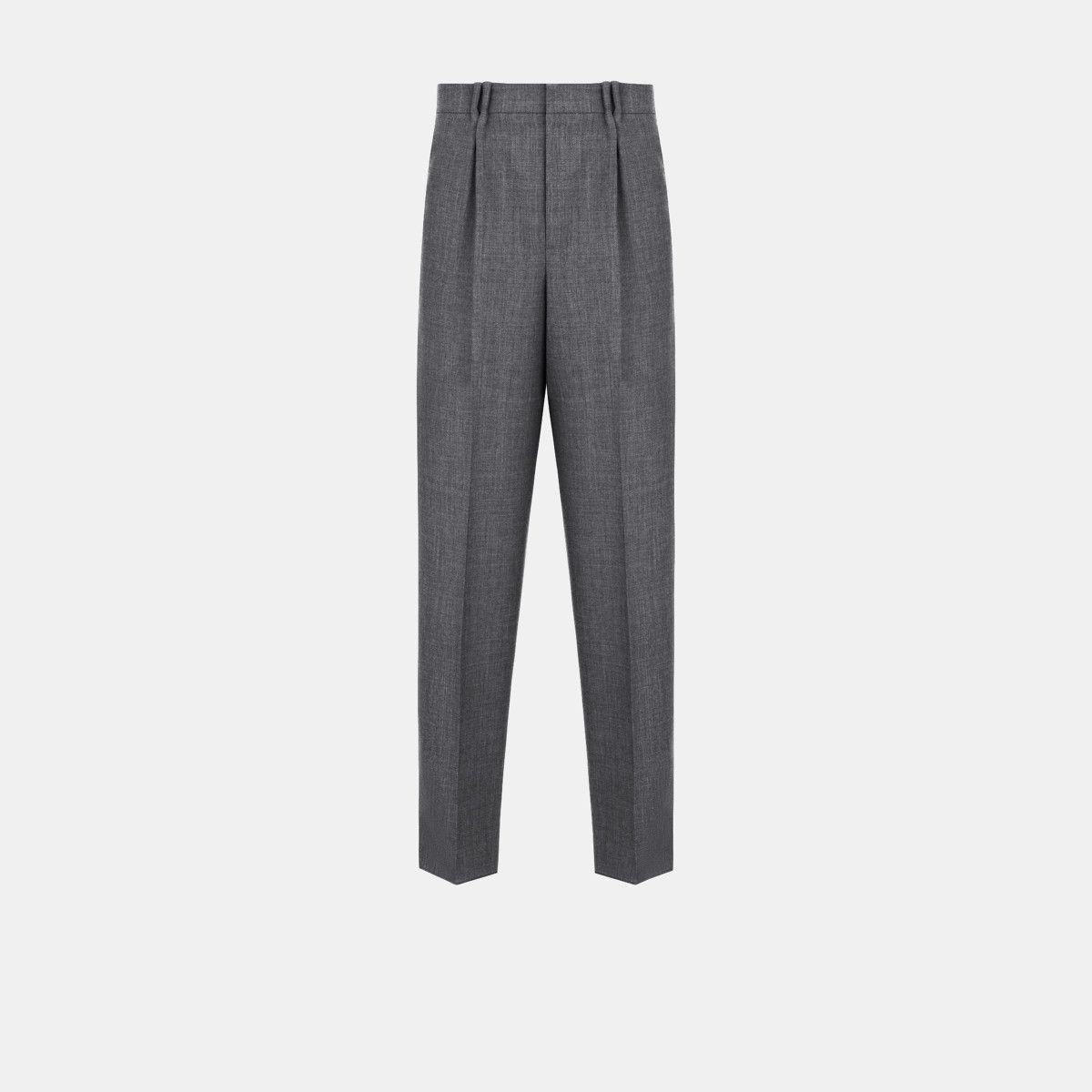Dior o1bcso1str0125 Pleated Pants in Anthracite Grey Size US 34 / EU 50 - 1 Thumbnail