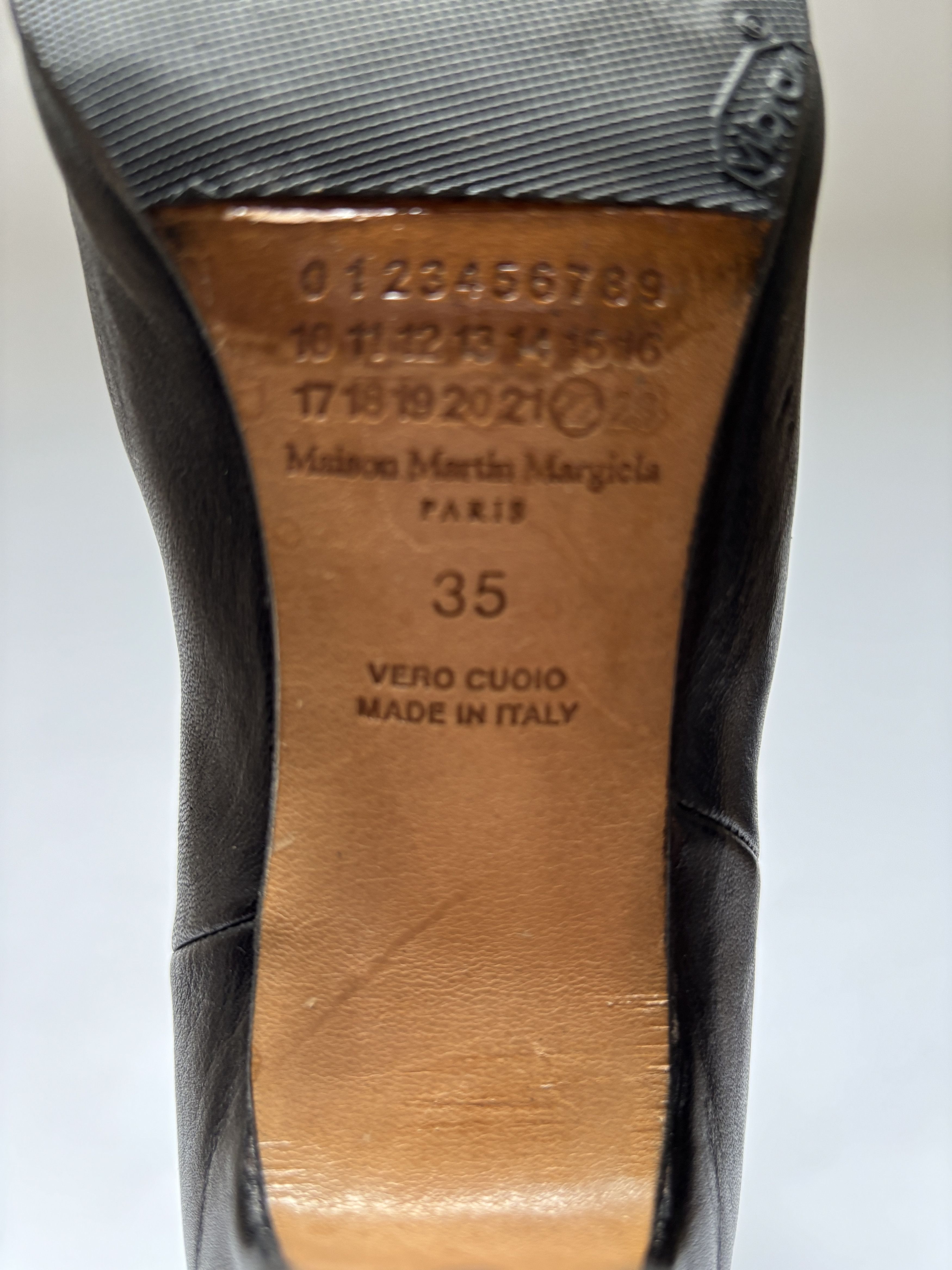 Maison Margiela ⚡️QUICK SALE⚡️Maison Margiela Black Leather High Boots Size US 5 / IT 35 - 10 Thumbnail