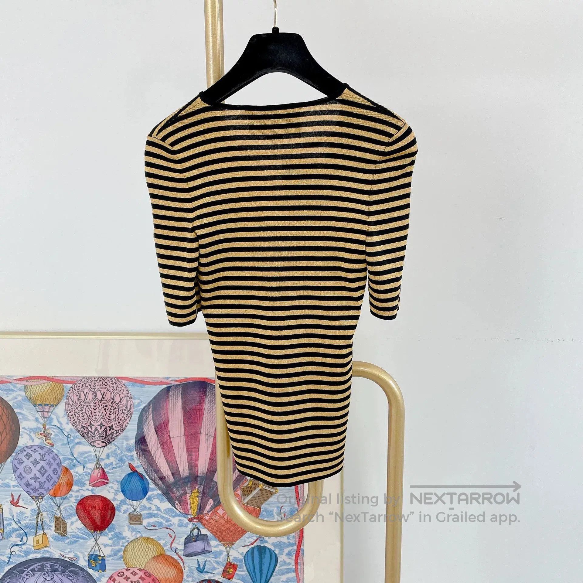 Gucci gucci striped knit top size xs. Size US XS / EU 42 / 0 - 3 Thumbnail