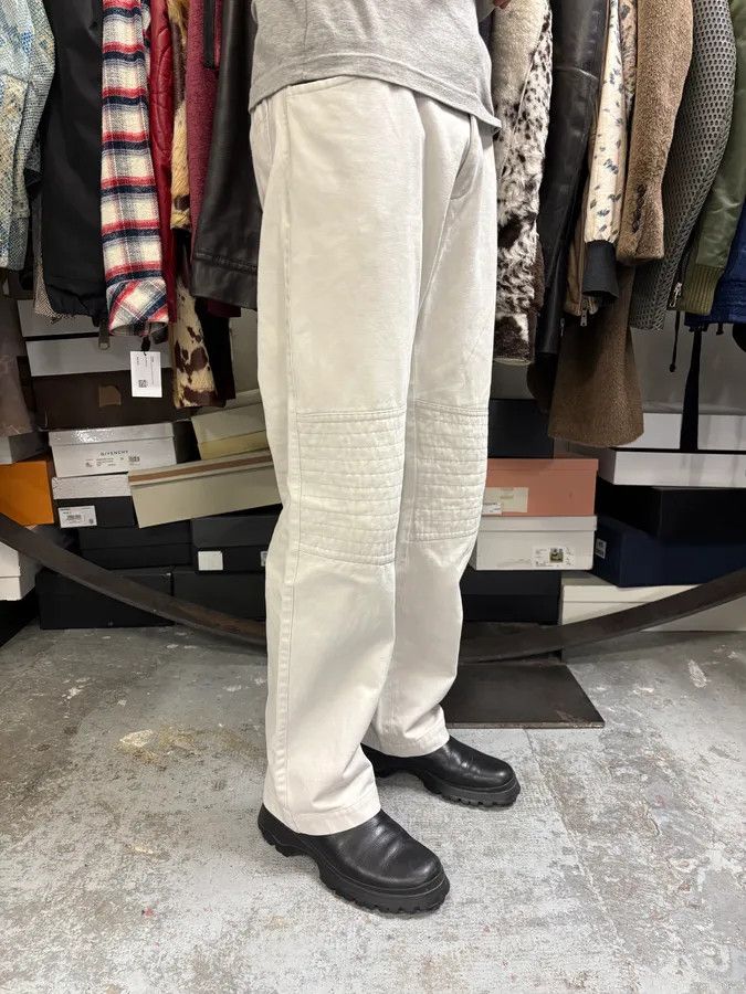 Daniele Alessandrini 2000s Daniele Alessandrini Biker White Pants Size US 32 / EU 48 - 3 Thumbnail