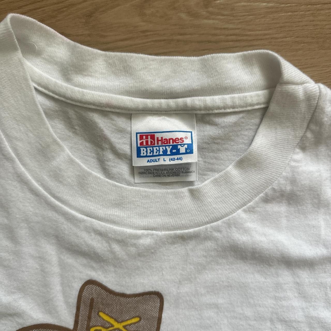 Hanes Vintage Single Stitch History Graphic Tee Size US L / EU 52-54 / 3 - 3 Thumbnail