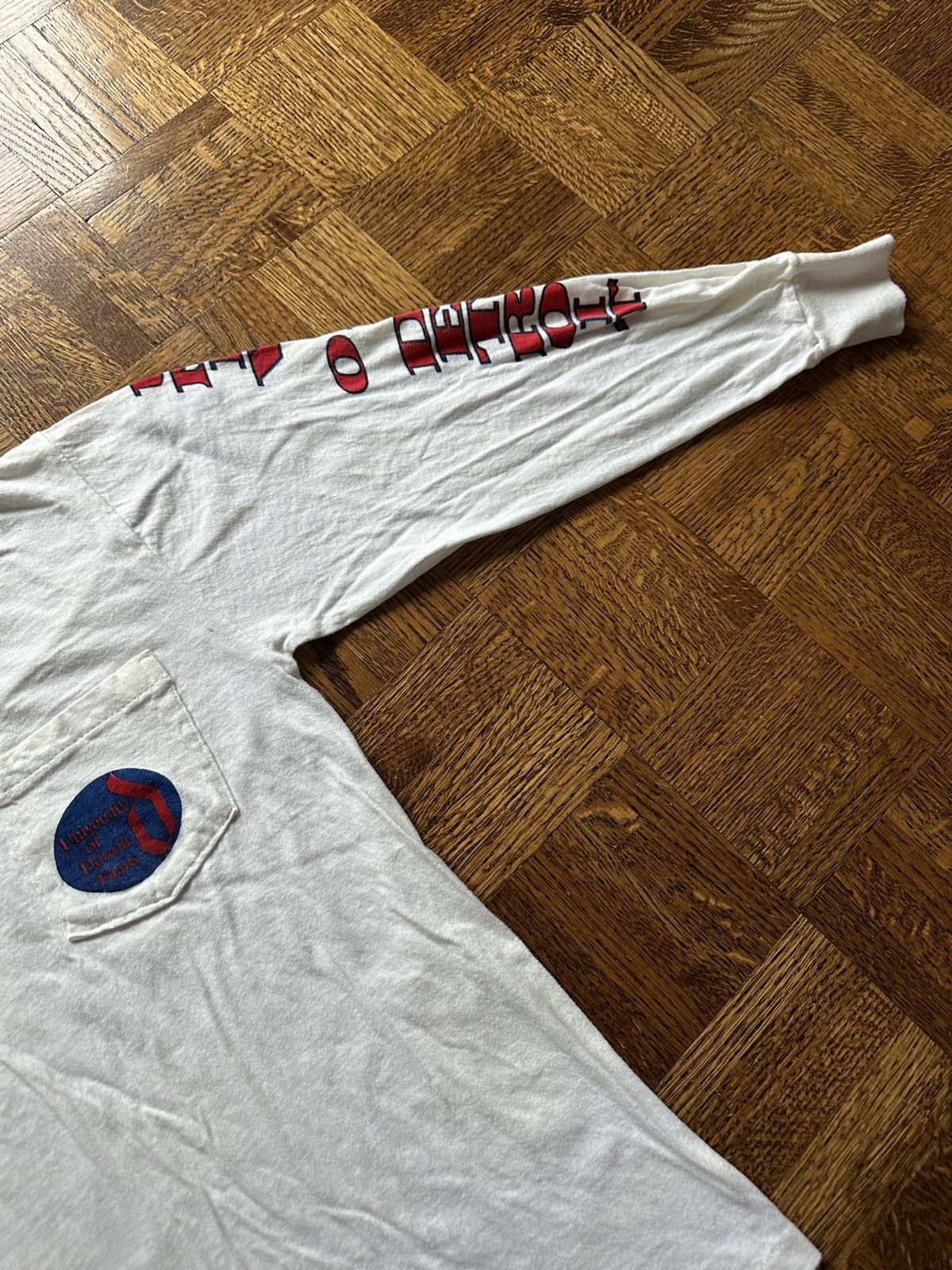 Champion × Vintage Vintage 80s University of Detroit Mercy Long Sleeve Tee Size US S / EU 44-46 / 1 - 6 Thumbnail
