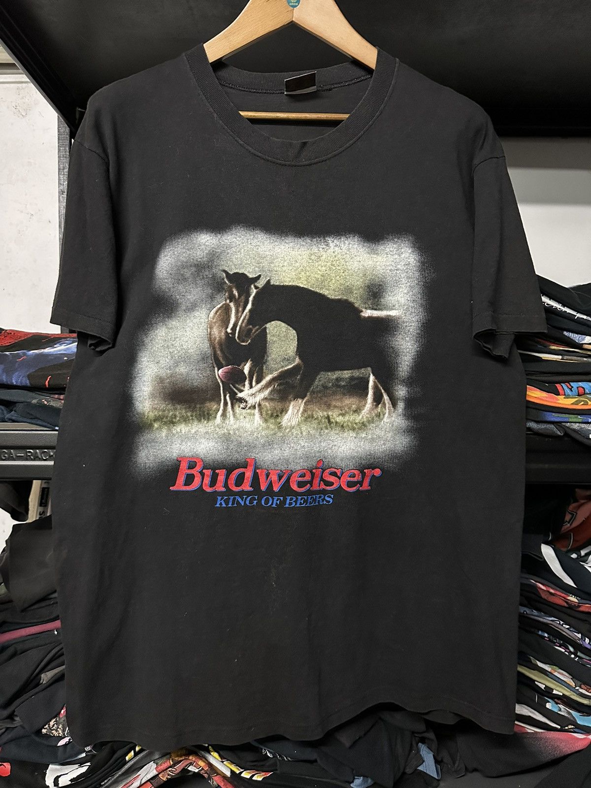 Budweiser Vintage 90s Budweiser They Always Do That Faded Tee Size US L / EU 52-54 / 3 - 2 Thumbnail
