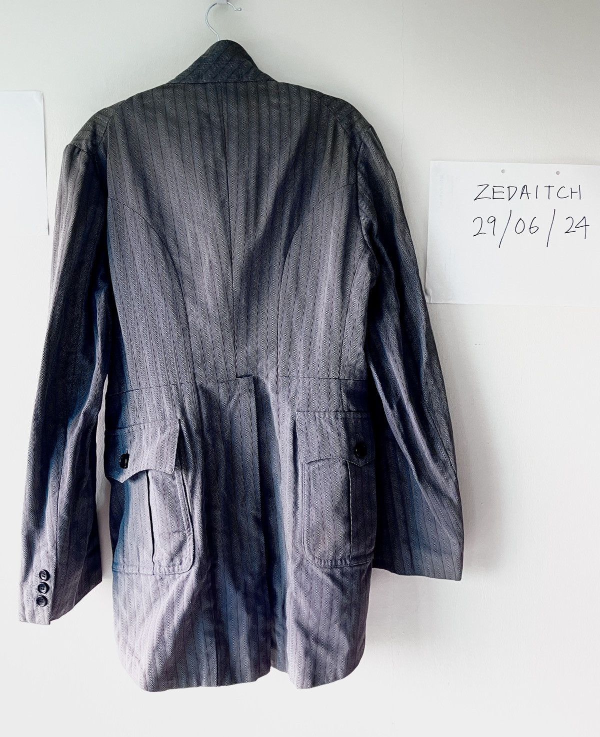Comme des Garcons Homme Plus Comme des Garçons Homme Plus SS 2003 Boiled Nylon Tailcoat Size 40R - 7 Thumbnail