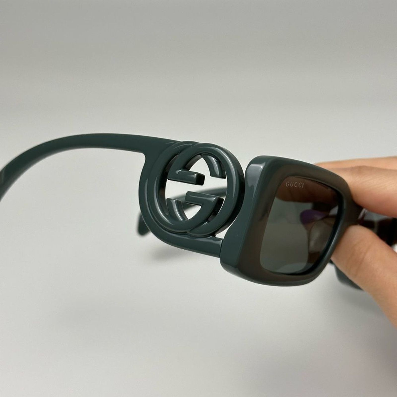 Gucci BRAND NEW GUCCI GG1325S 003 Grey Smoke Women Sunglasses Size ONE SIZE - 8 Thumbnail
