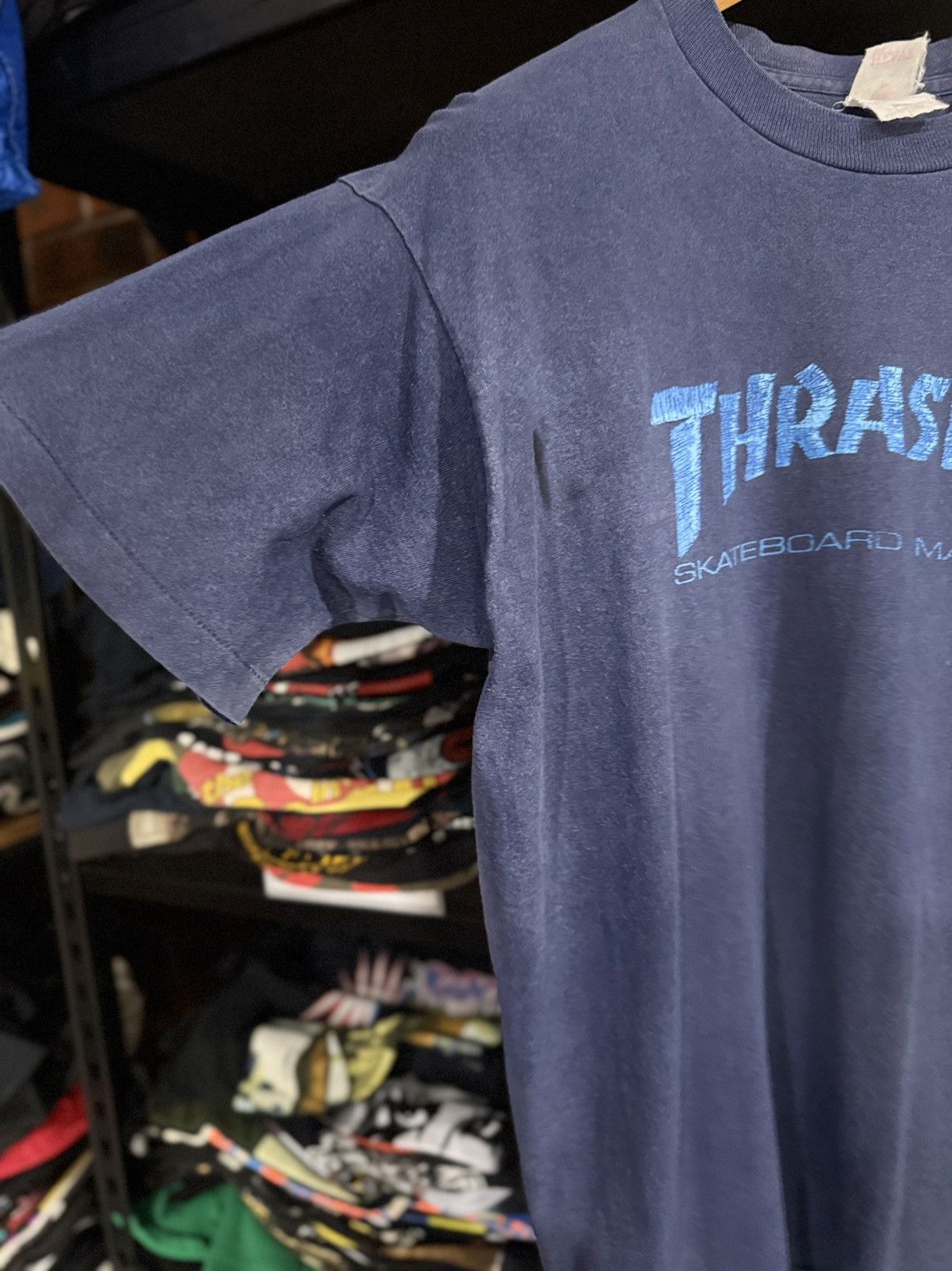 Thrasher Thrashed Vintage 90s Thrasher Skateboard Megazine Sun Faded T Size US L / EU 52-54 / 3 - 6 Thumbnail