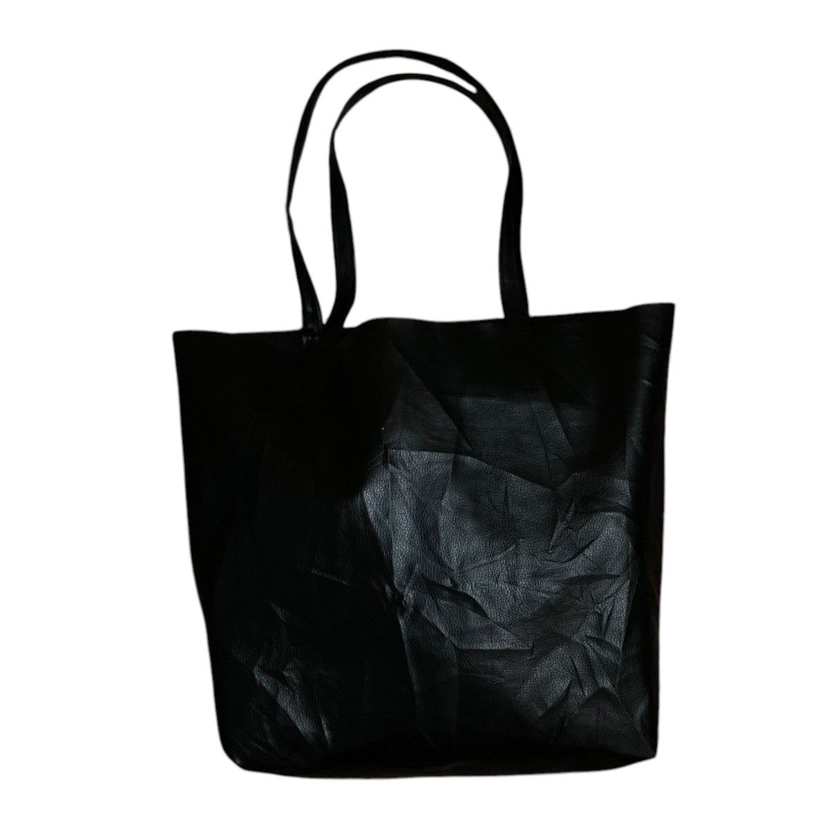 Issey Miyake 🇯🇵 CABANE DE ZUCCA LEATHER TOTE BAG Size ONE SIZE - 2 Thumbnail