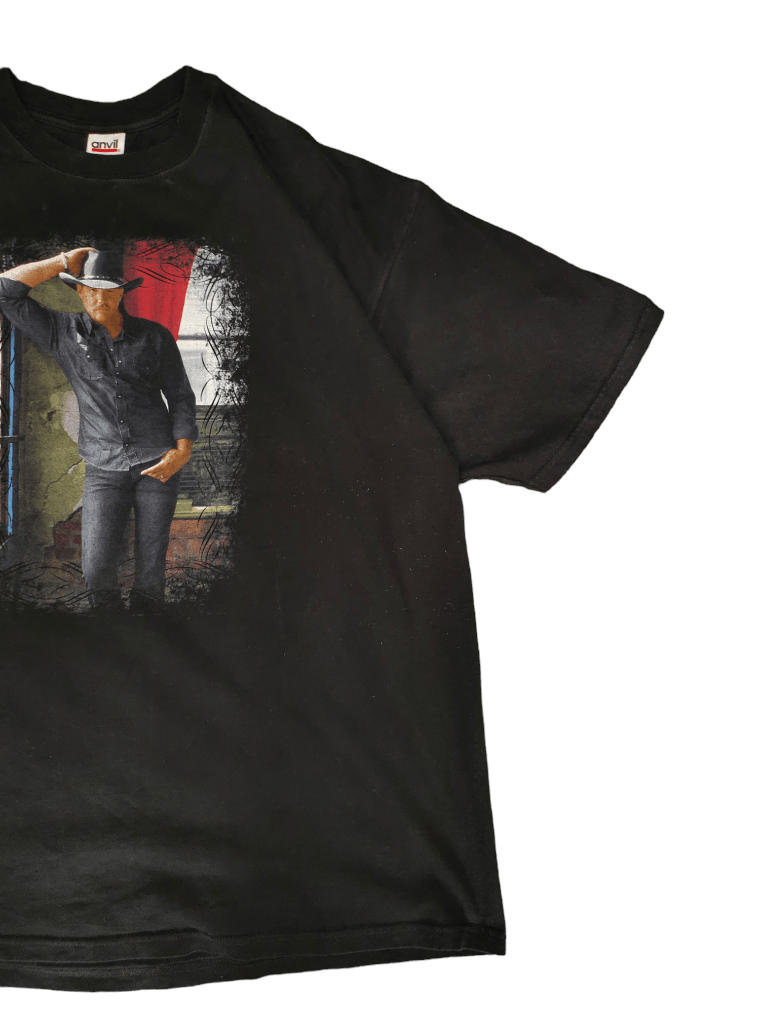 Band Tees Vintage 00s Trace Adkins American Man Tour 2008 T-Shirt Y2k Size US XXL / EU 58 / 5 - 5 Thumbnail