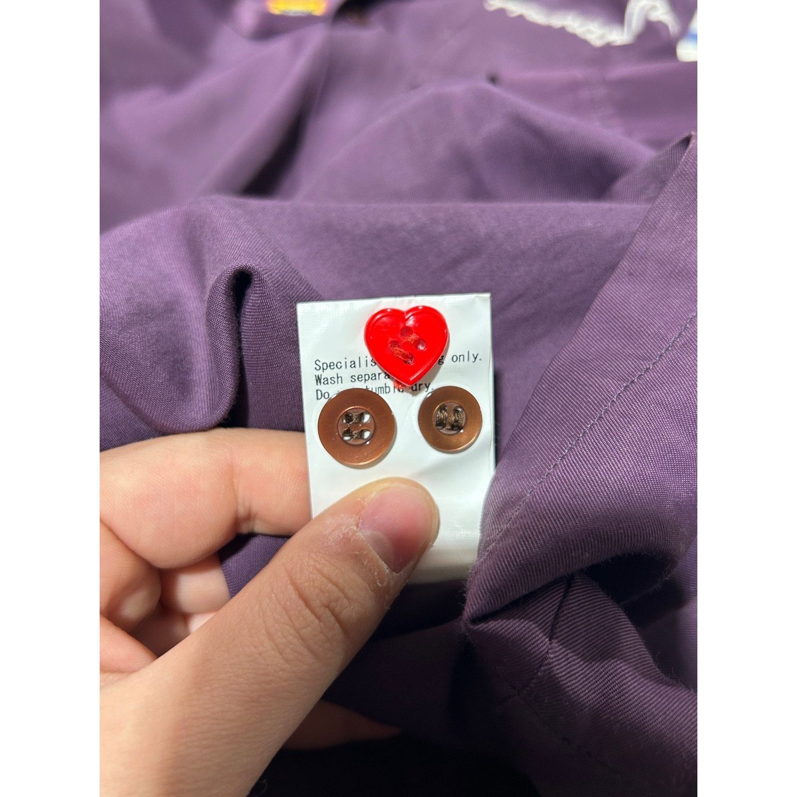 Human Made HUMAN MADE BOWLING BUTTON UP PURPLE SIZE LARGE PREOWNED Size US L / EU 52-54 / 3 - 10 Thumbnail