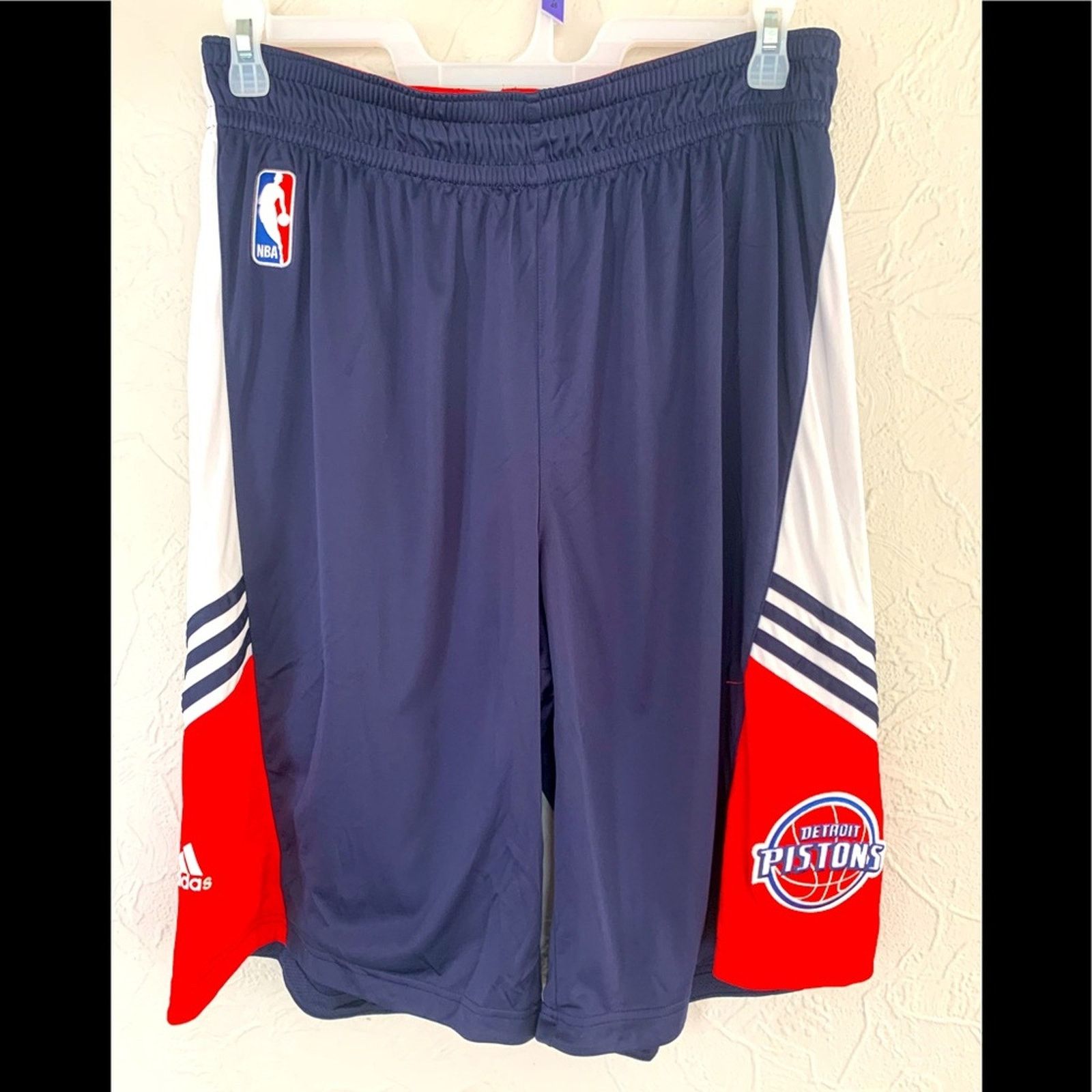 Adidas ADIDAS DETROIT PISTONS GAME WORN XXL SHORTS LIKE NEW Size US 38 / EU 54 - 1 Thumbnail