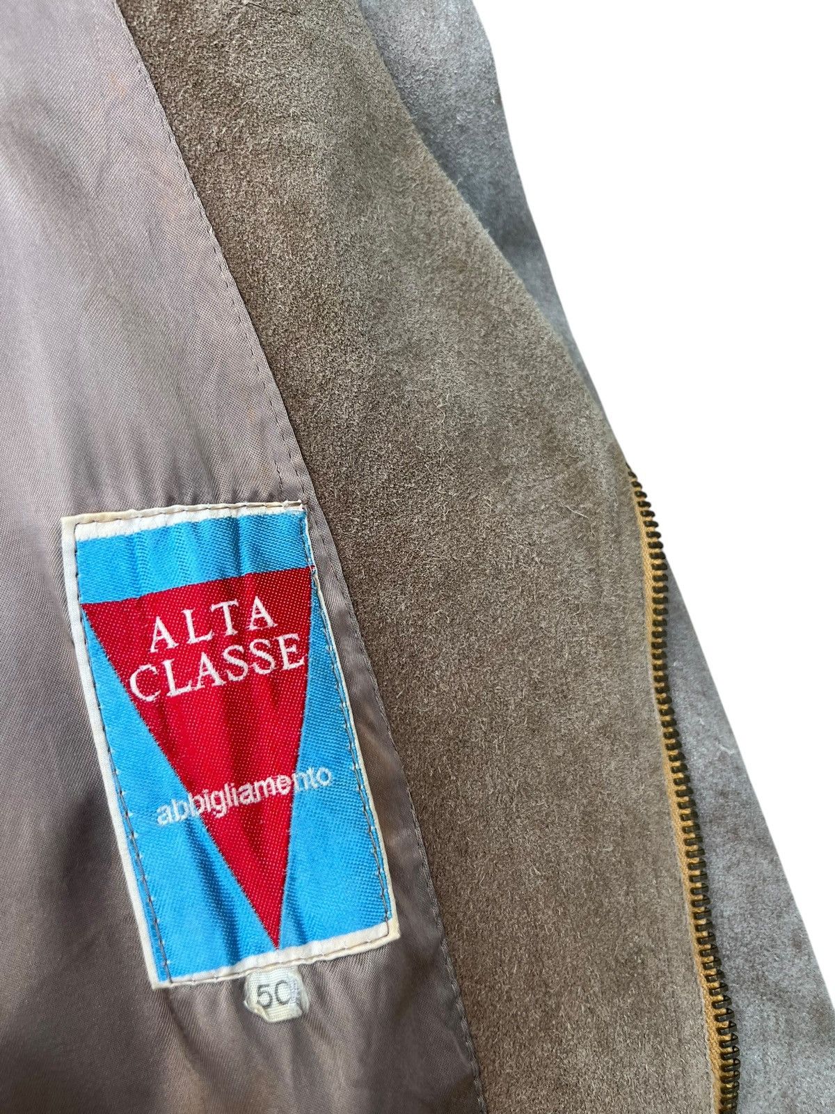 Branded Leather 60s Alta Classe Abbigliamento Patina Suede Leather Jacket Size US M / EU 48-50 / 2 - 14 Thumbnail