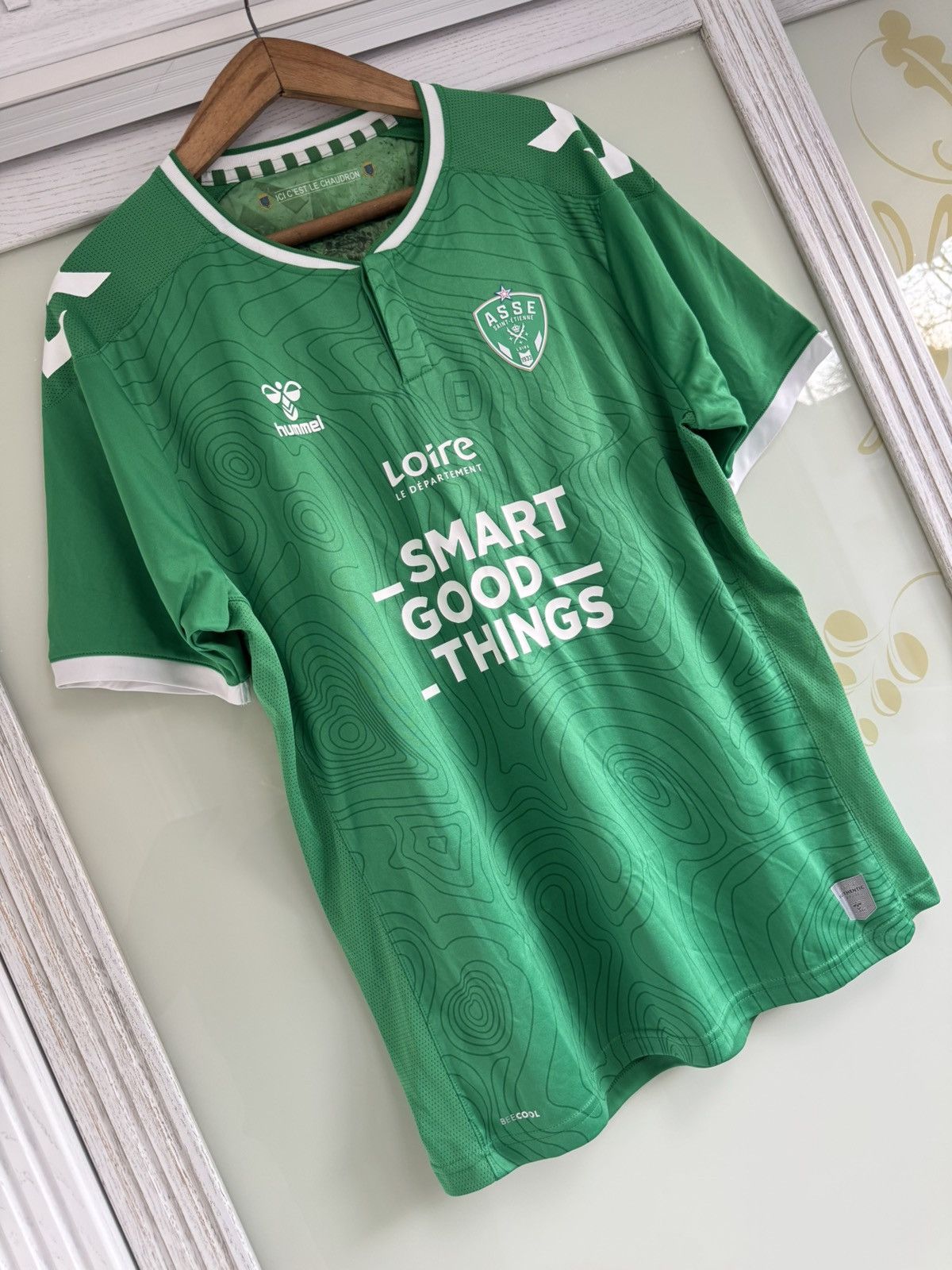 Hummel Saint Etienne 2022-2023 Home Soccer Jersey Football Kit Size US XL / EU 56 / 4 - 4 Thumbnail