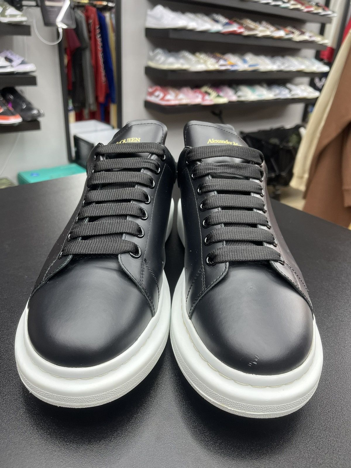 Alexander McQueen Size 13US/46EU - Alexander McQueen Oversized Black Size US 13 / EU 46 - 2 Thumbnail