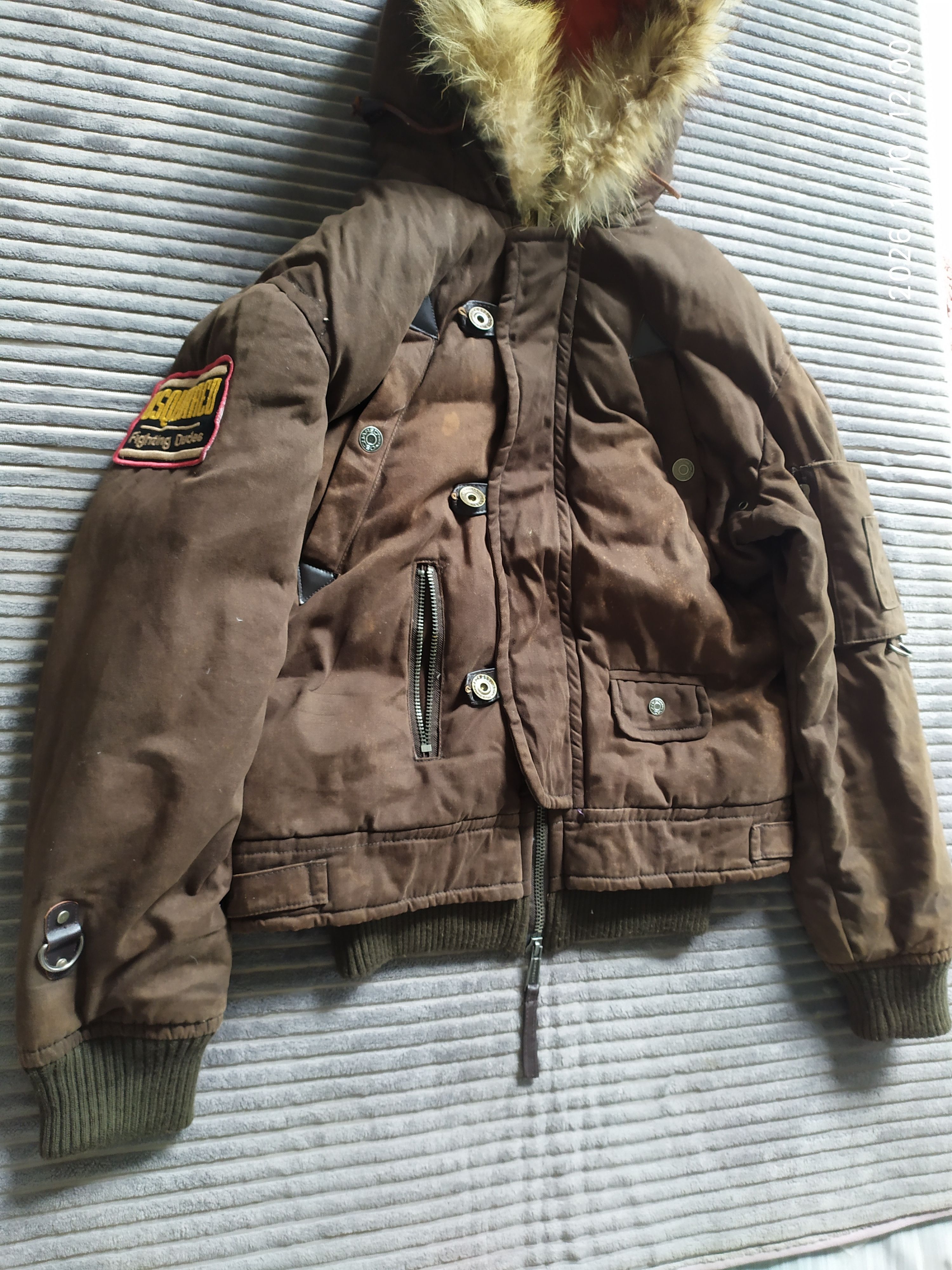 Dsquared2 Dsquared2 Fightin Dude Hooded Fur Jacket Size US M / EU 48-50 / 2 - 15 Thumbnail