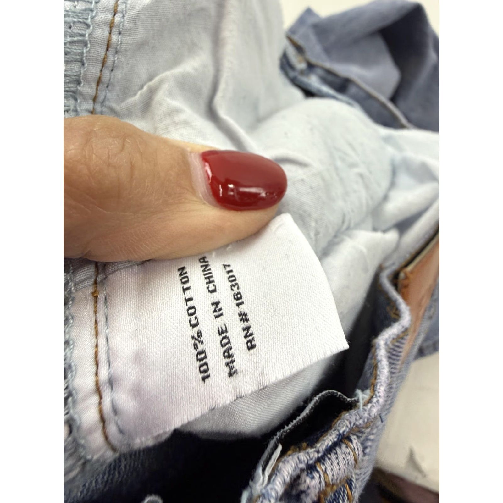 PRINCESS POLLY Princess Polly Jeans Womens 2 Light Wash High Rise Straight Leg Denim Relaxed Size 26" / US 2 / IT 38 - 6 Thumbnail