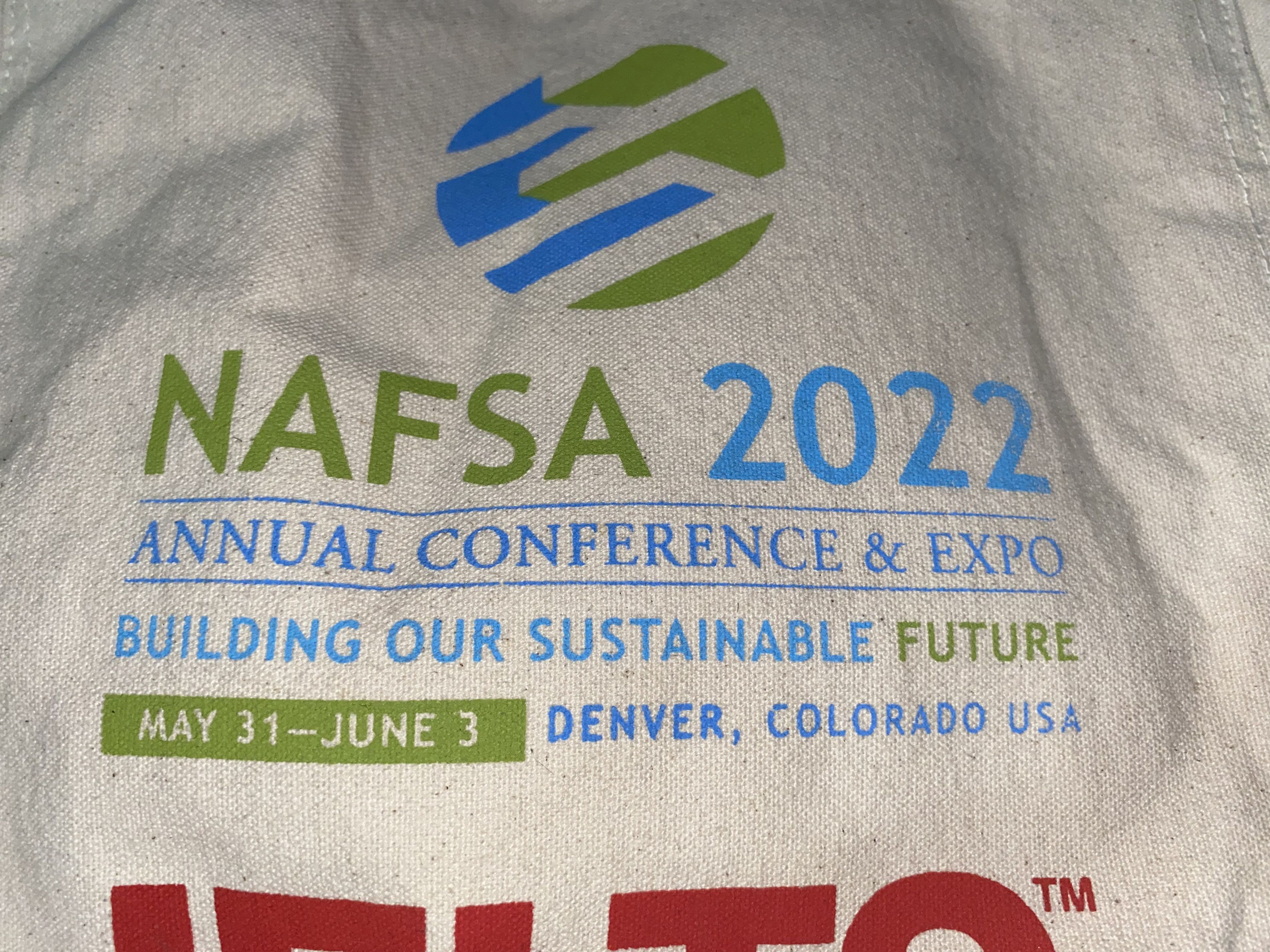 NCAA NAFSA 2022 Conference Expo tote Canvas Bag IELTS™ Denver CO Size ONE SIZE - 3 Thumbnail