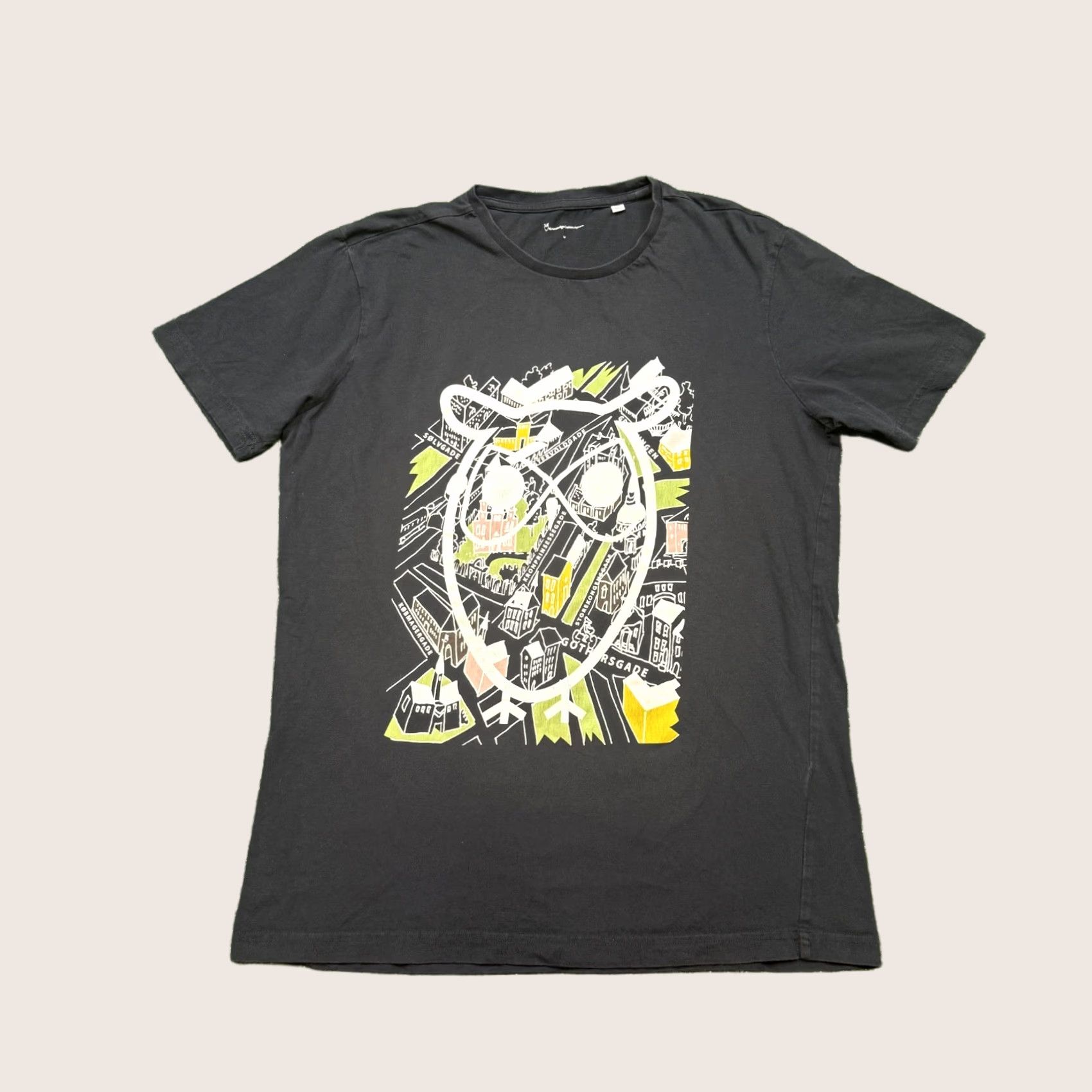 Vintage Knowledge Cotton Apparel T-Shirt Men's M Black Short Sleeve Slim Fit Tee Size US M / EU 48-50 / 2 - 1 Thumbnail