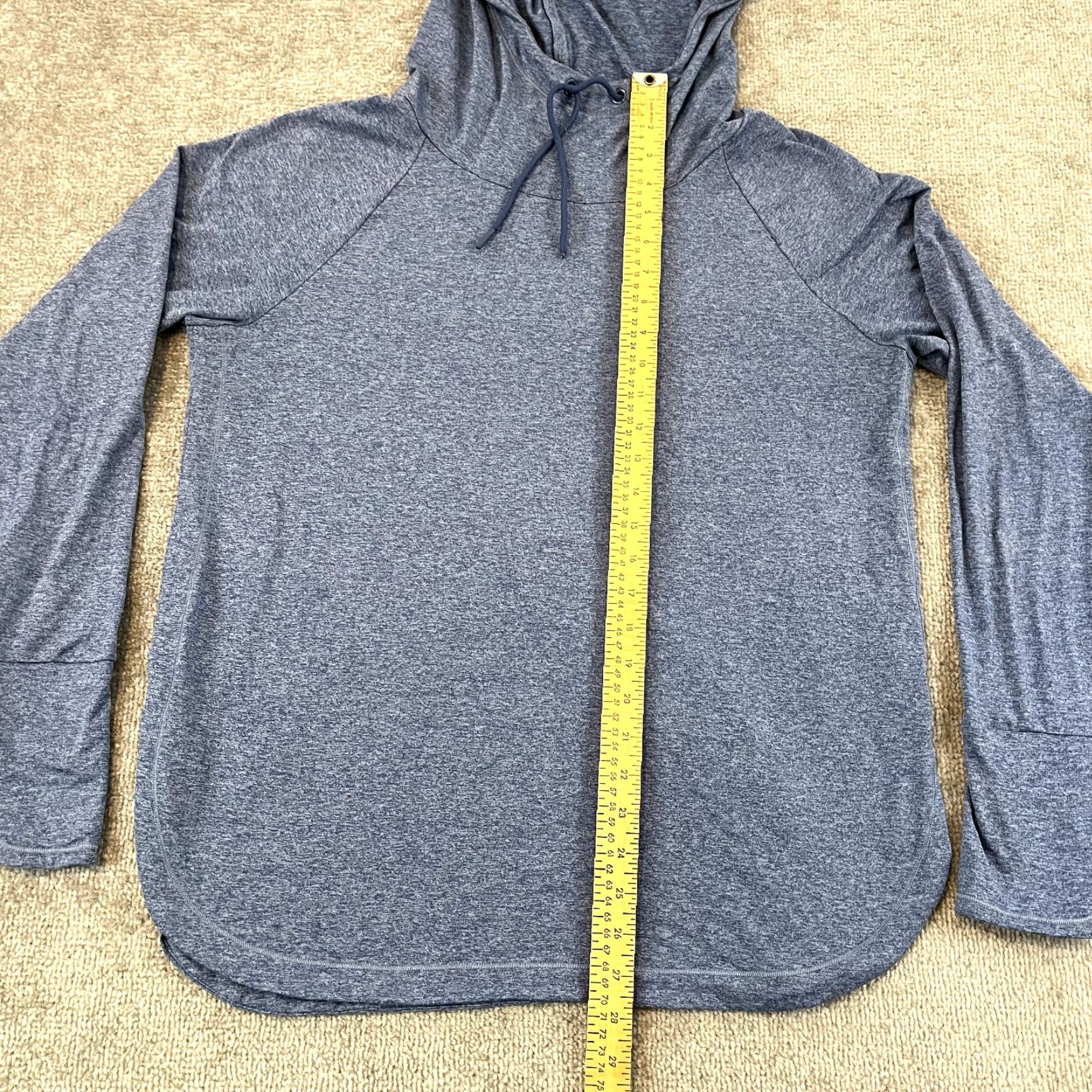 Athleta ATHLETA Jacket Womens Large Uptempo Hoodie Sweatshirt Running Blue Comfort Soft Womens Size L / US 10 / IT 46 - 3 Thumbnail