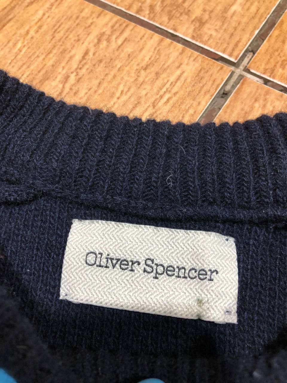 Oliver Spencer Vintage OLIVER SPENCER 90s Streetwear Faded Knit Sweater Size US M / EU 48-50 / 2 - 2 Thumbnail