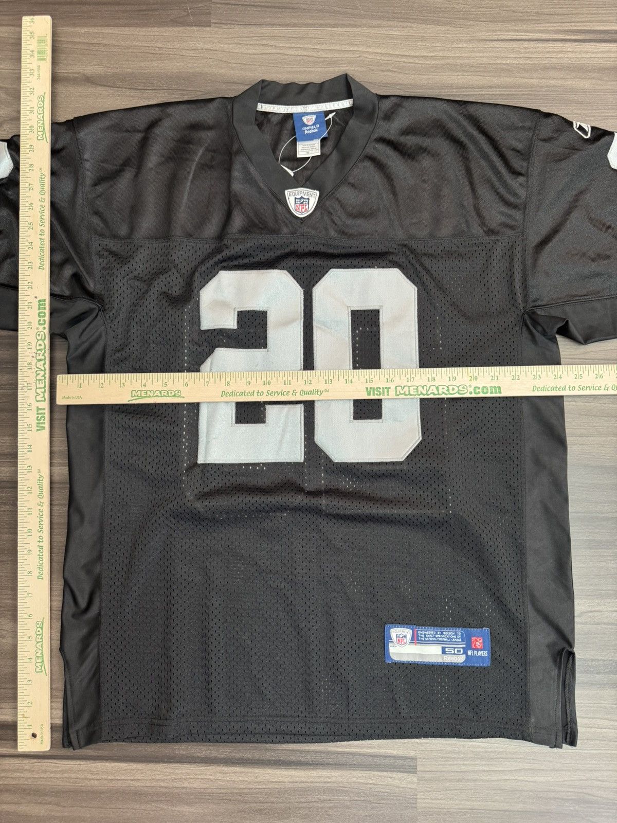 Reebok Oakland Raiders Darren McFadden #20 NFL Home Stitched Jersey Size US XL / EU 56 / 4 - 6 Thumbnail