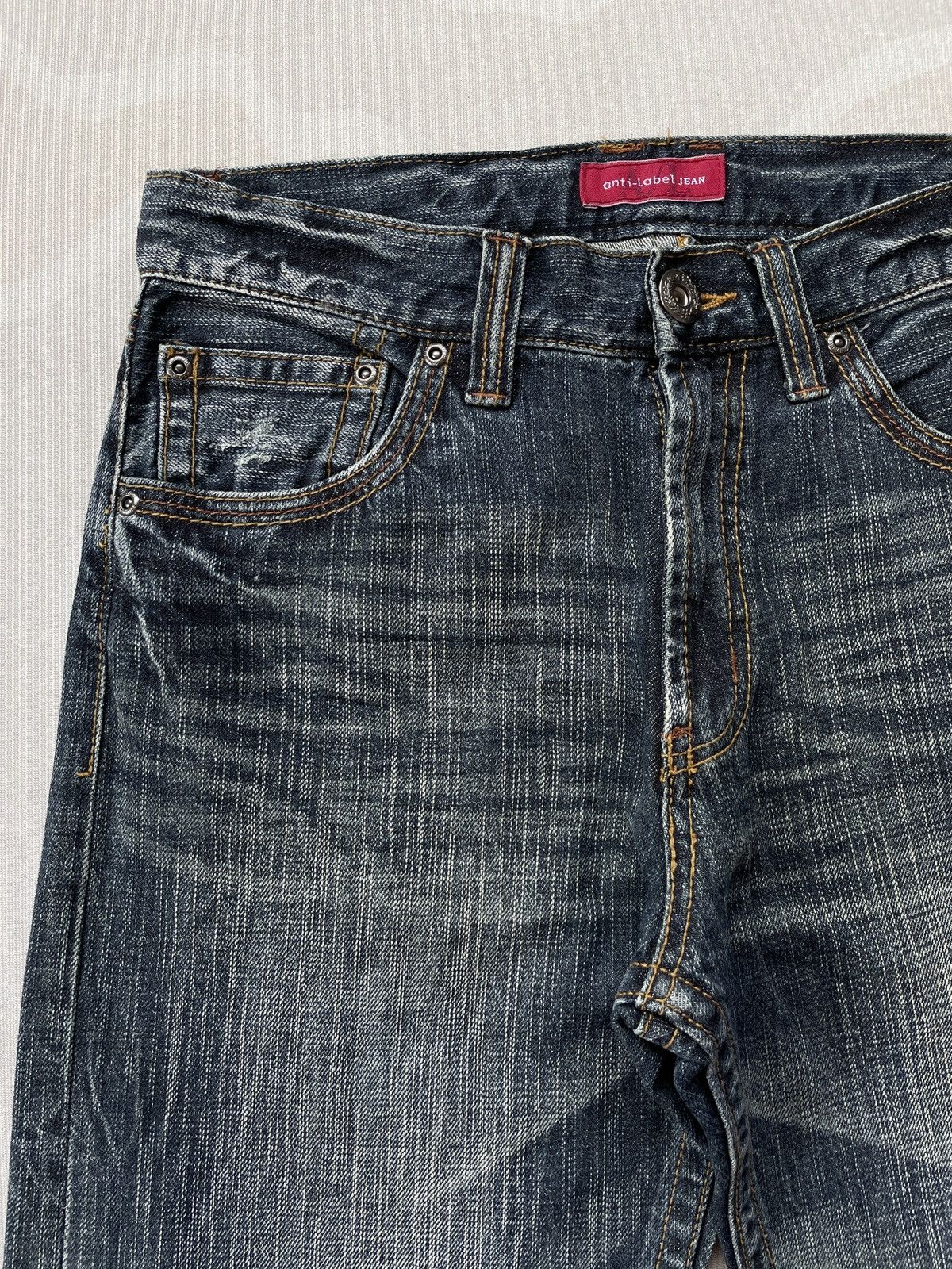 Japanese Brand Anti-Label Special Denim Embroidery Jeans (LG120) Size US 28 / EU 44 - 5 Thumbnail