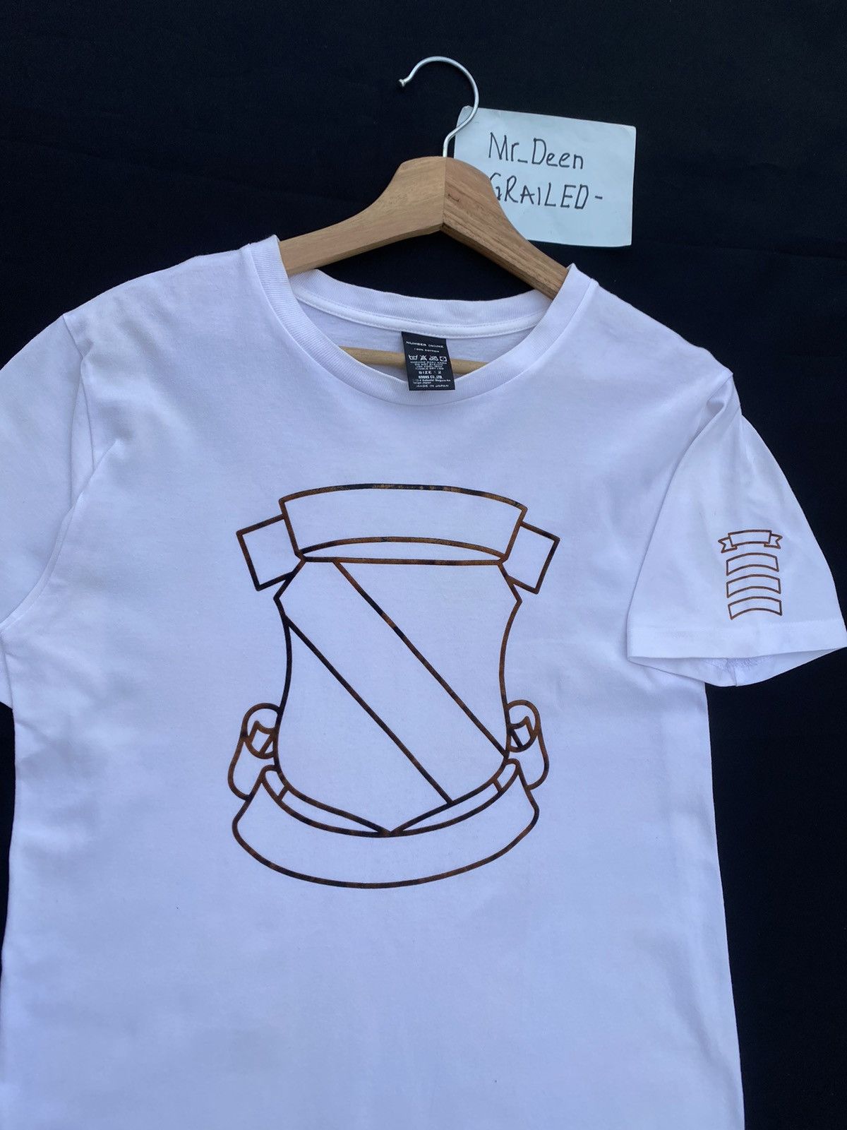 Number (N)ine Rare Number Nine Takahiromiyashita Shield Logo Tshirt Size US S / EU 44-46 / 1 - 6 Thumbnail