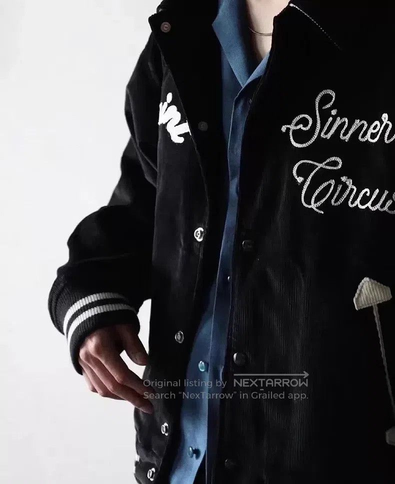 Saint Michael Saint Michael Clown embroidered corduroy jacket jacket Size US M / EU 48-50 / 2 - 8 Thumbnail